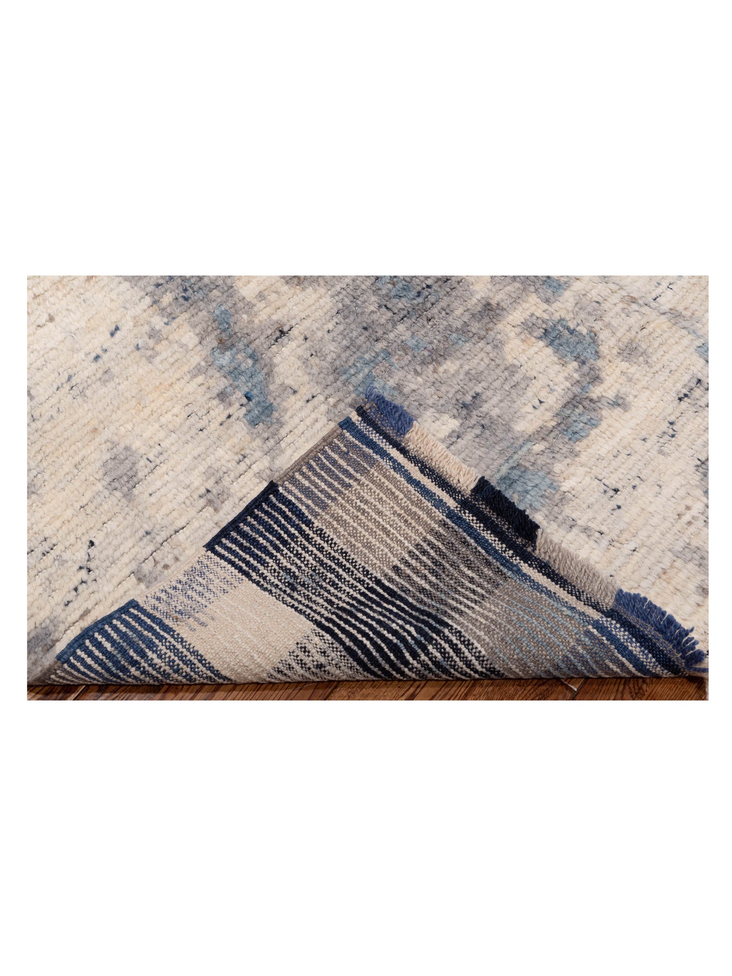 Atlas Myra Silver Blue 9.1x11.8 Hand Knotted Rug