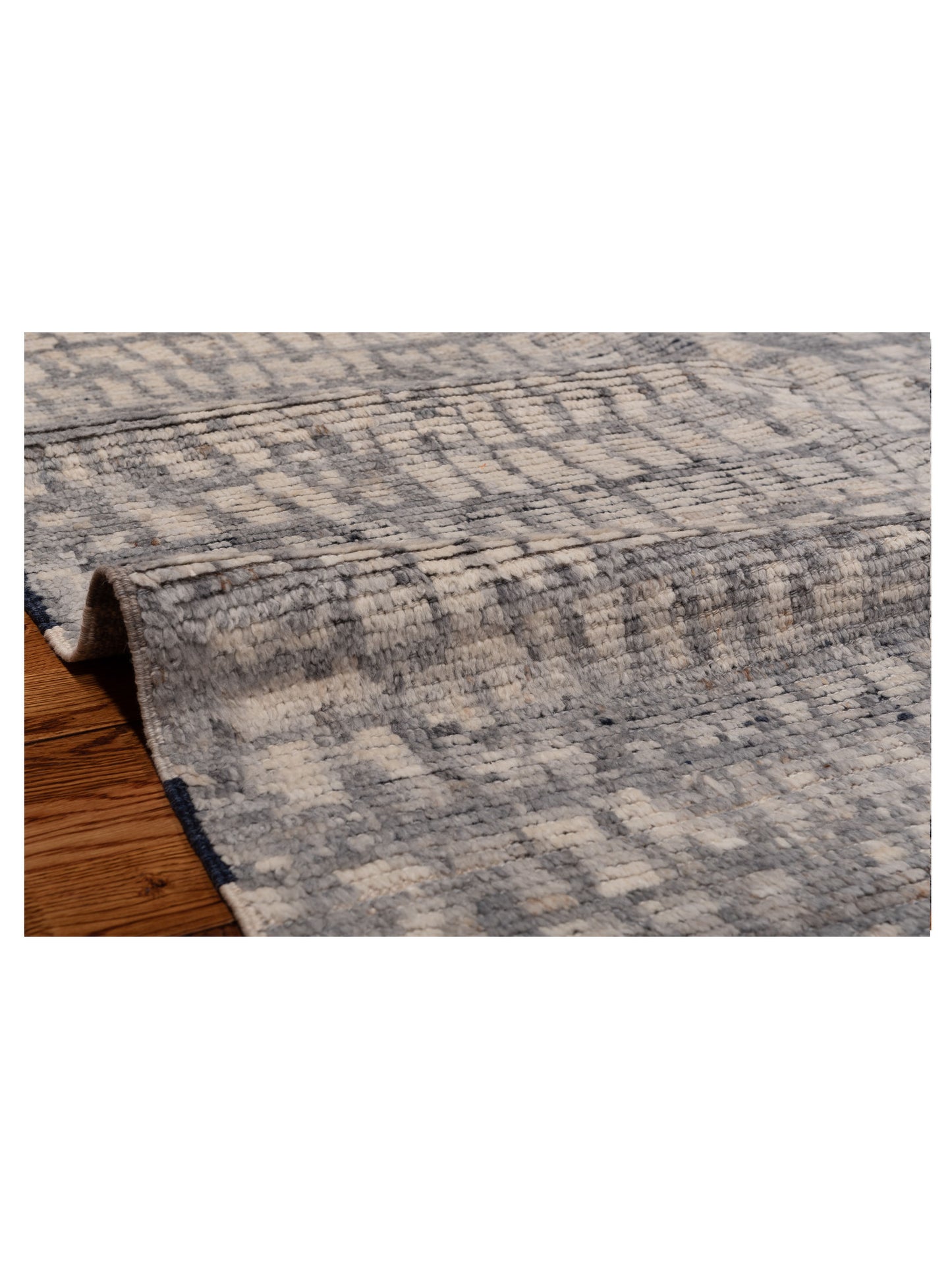 Atlas 149671 Ivory Gray 8x10 Hand Knotted Rug