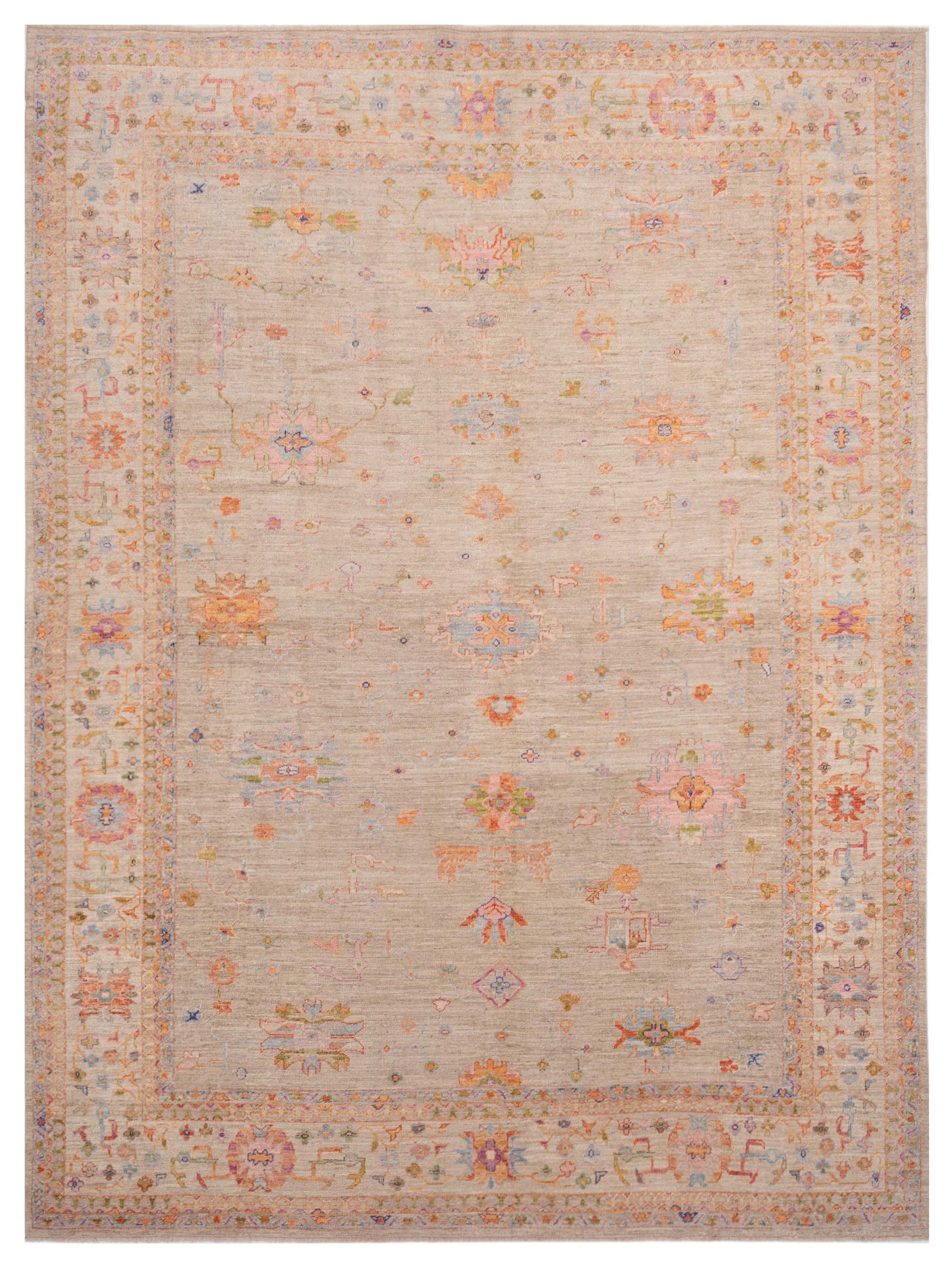 Anadol Angora Oushak  Silver Ivory Traditional