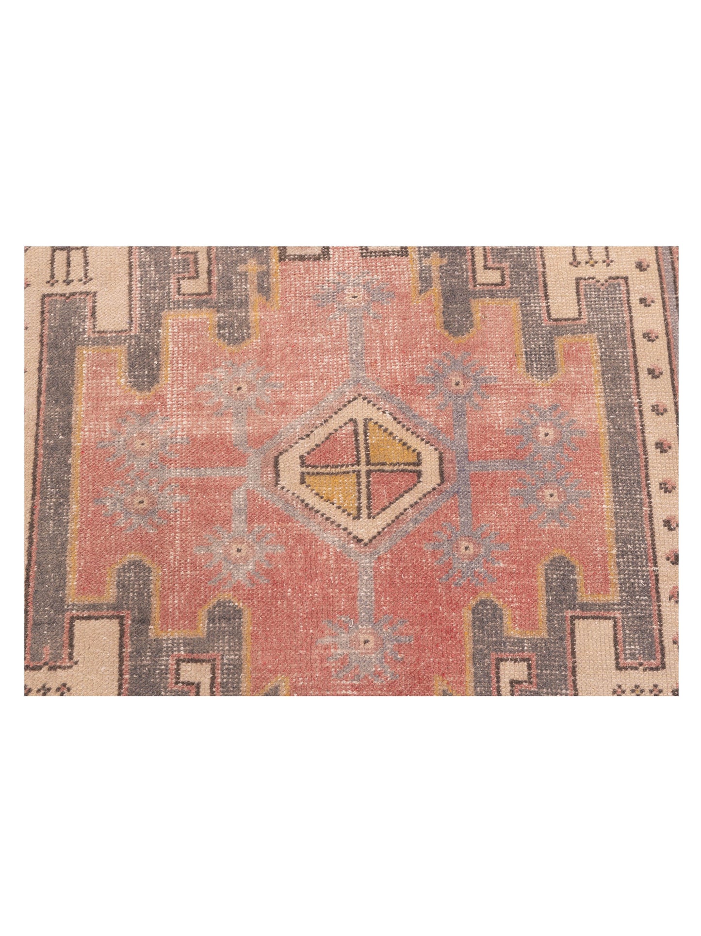Old Anatolian 149825 Red Charcoal 4.3x9.4 Hand Knotted Rug