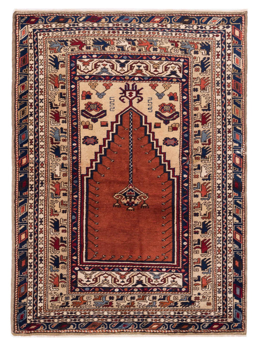 Pasha Old Anatolian  Red Ivory Traditional