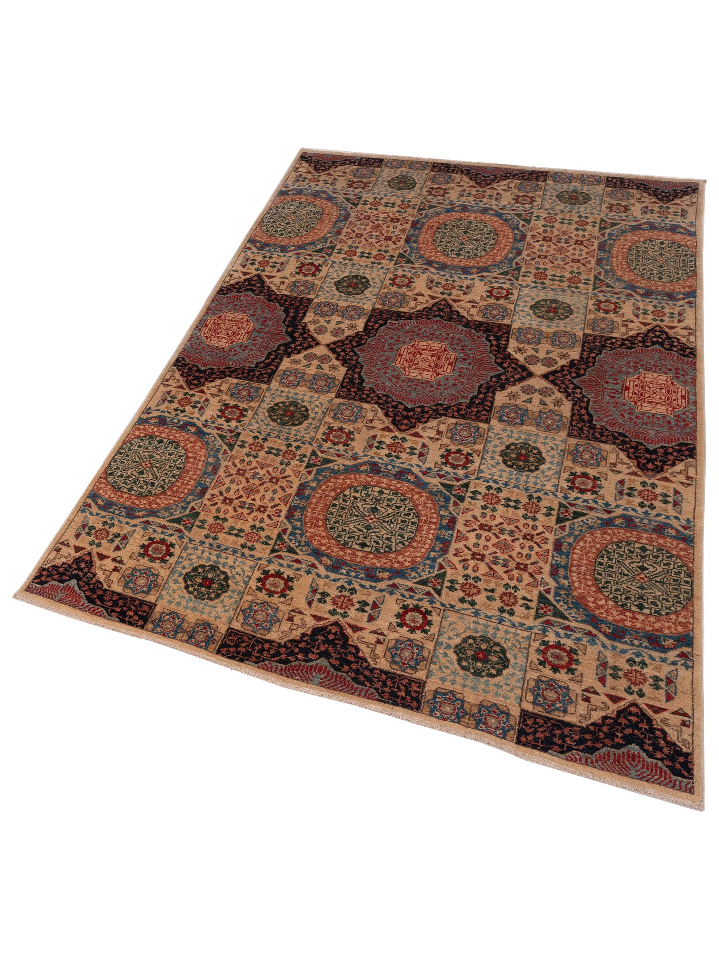 Mamluk 149950 Multi 5.11x8.11 Hand Knotted Rug