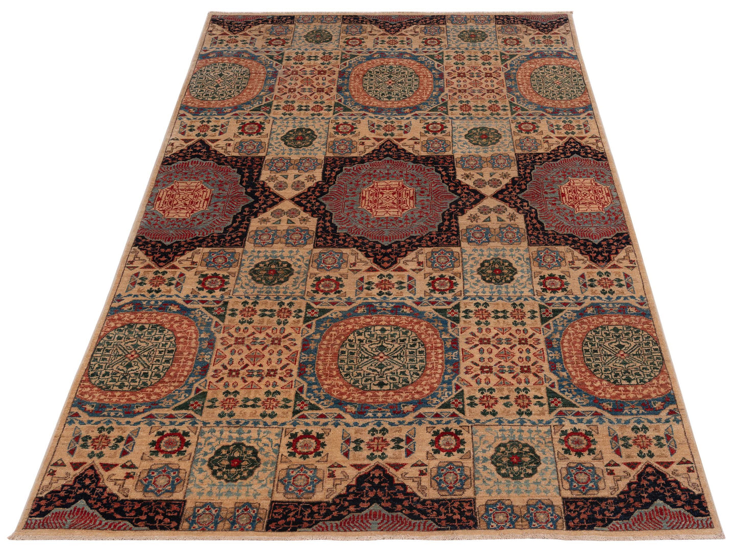 Mamluk 149950 Multi 5.11x8.11 Hand Knotted Rug