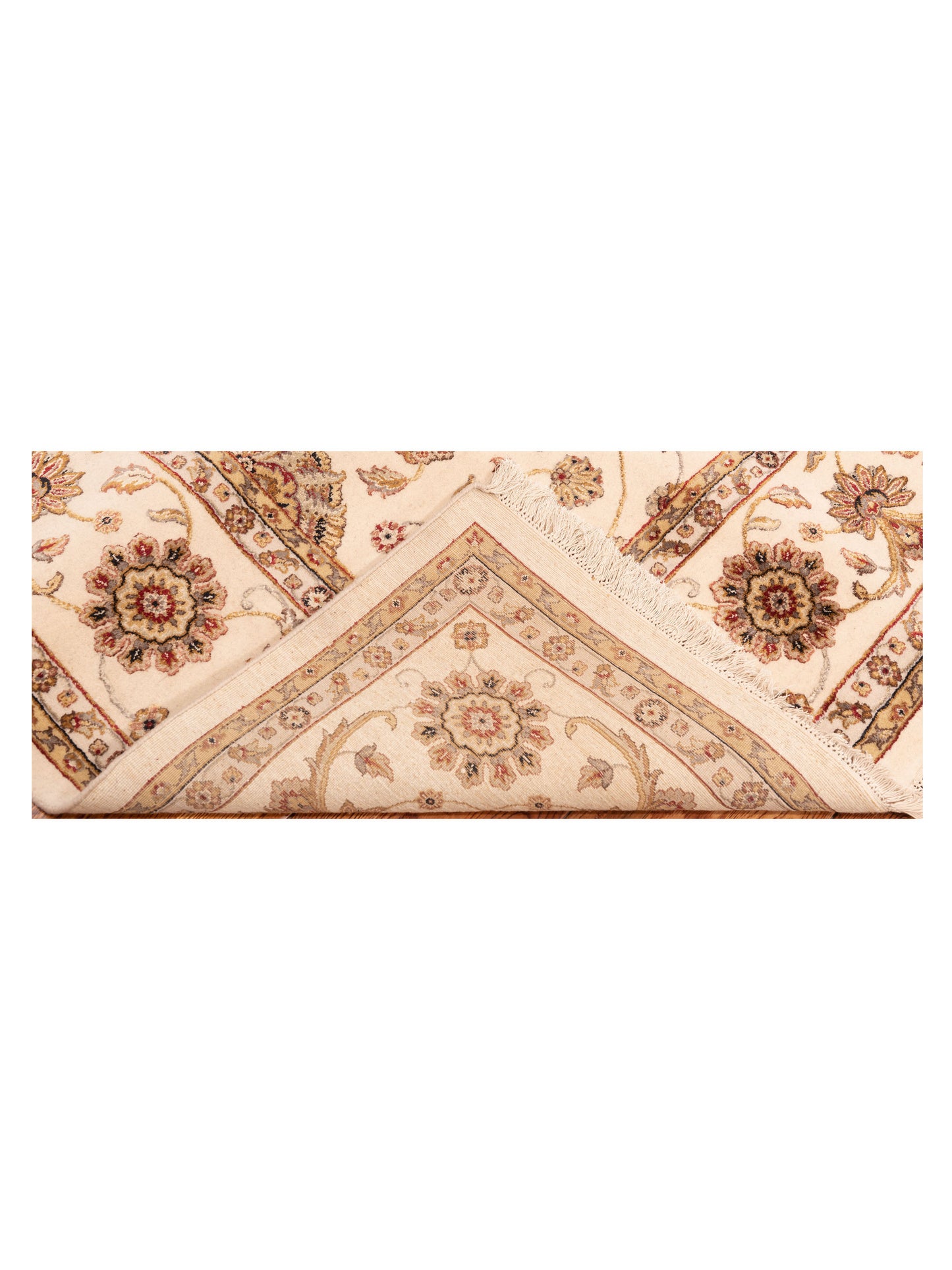 Imperial Silk 150054 Ivory Ivory 7.11x10 Hand Knotted Rug