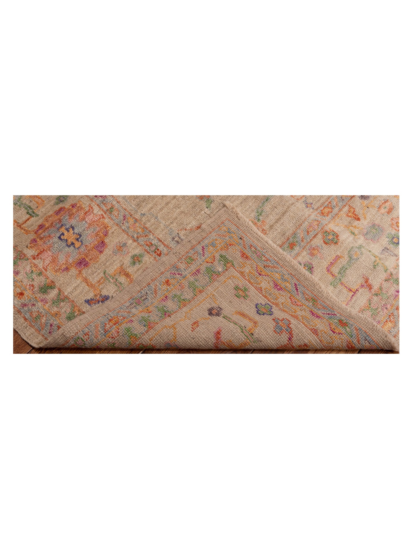 Angora Oushak 150067 Silver Ivory 7.10x9.7 Hand Knotted Rug