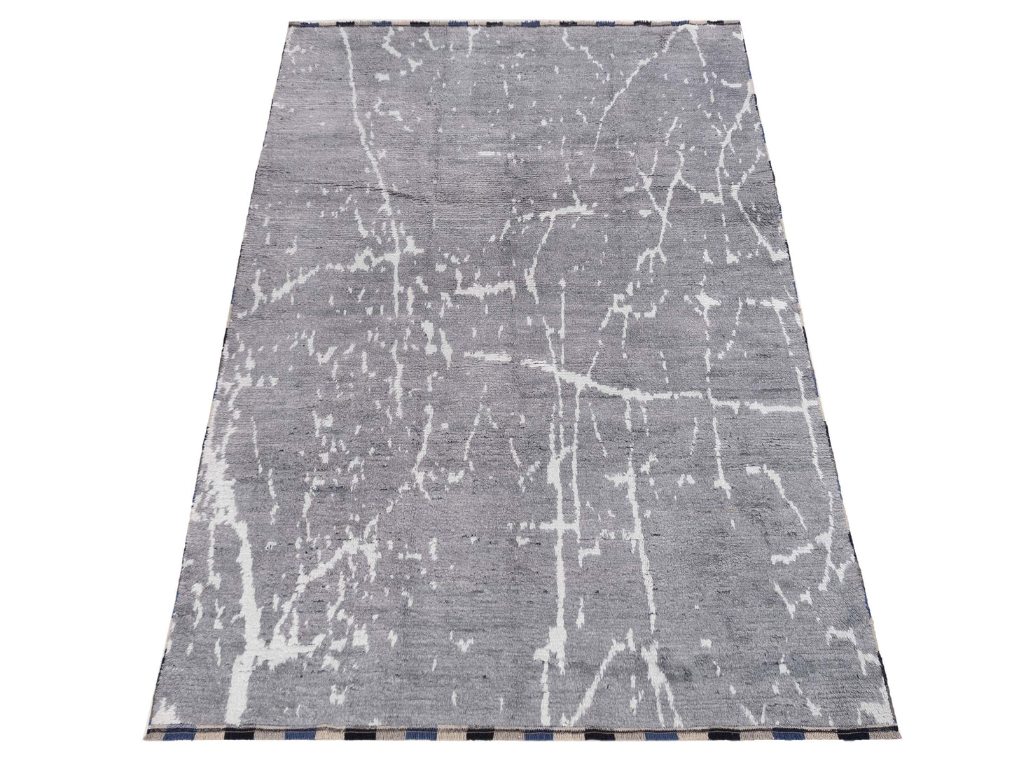 Atlas Banu Gray Gray 8.2x9.11 Hand Knotted Rug
