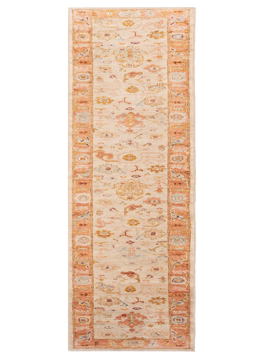 Anadol Angora Oushak  Ivory Pink Traditional