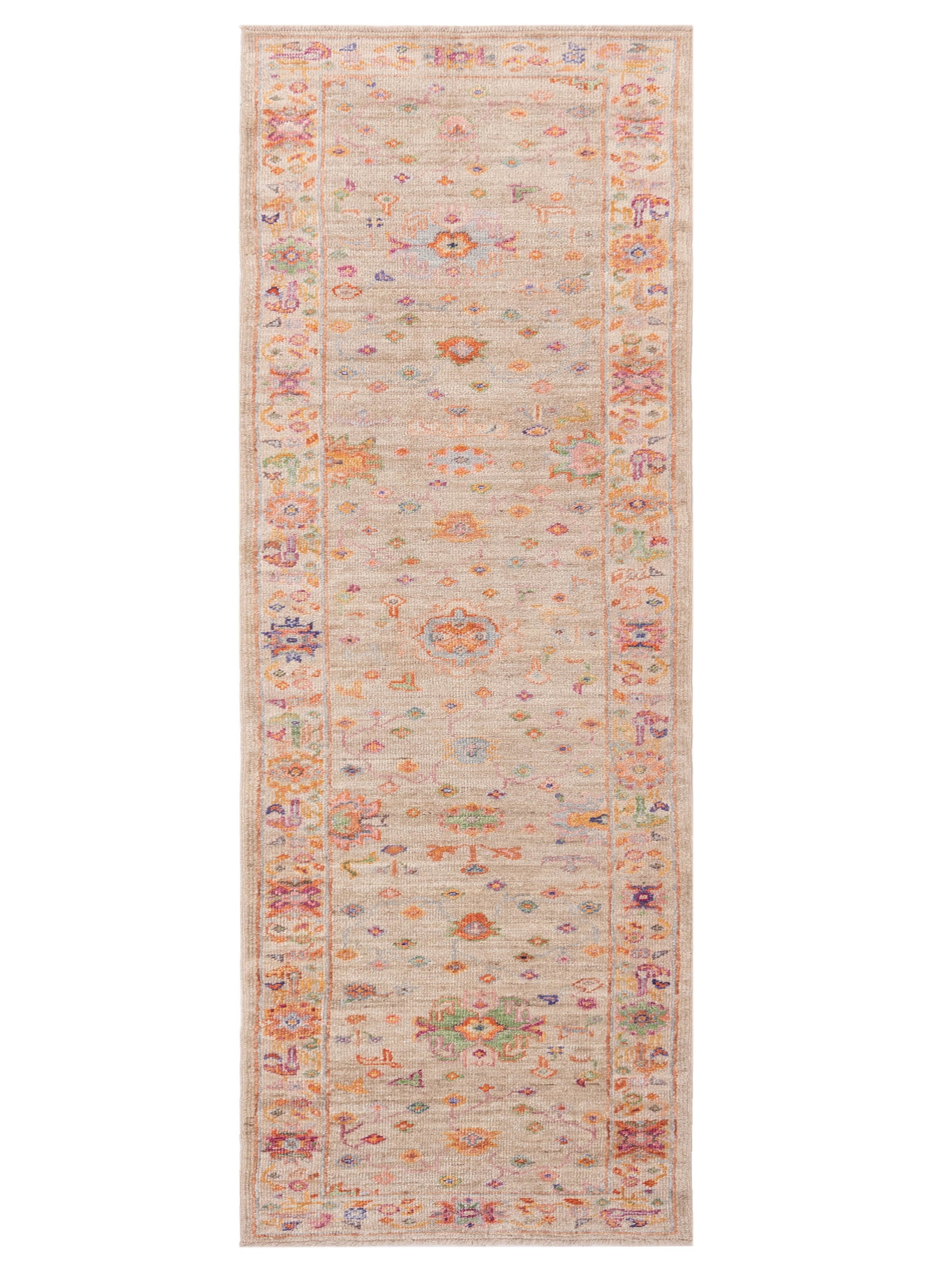 Anadol Angora Oushak  Brown Ivory Traditional