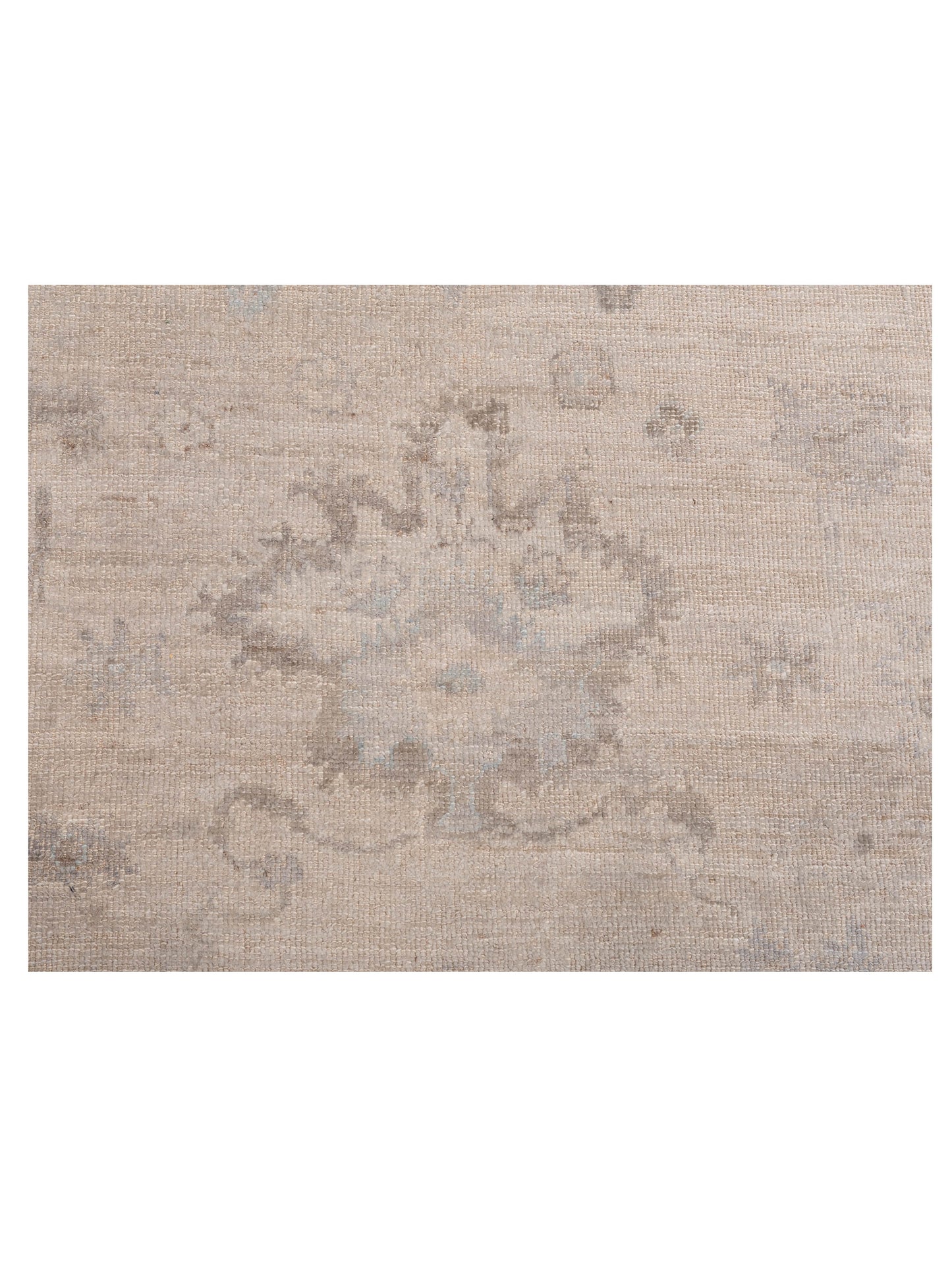 Angora Oushak 150776 Gray Gray 8.1x9.11 Hand Knotted Rug