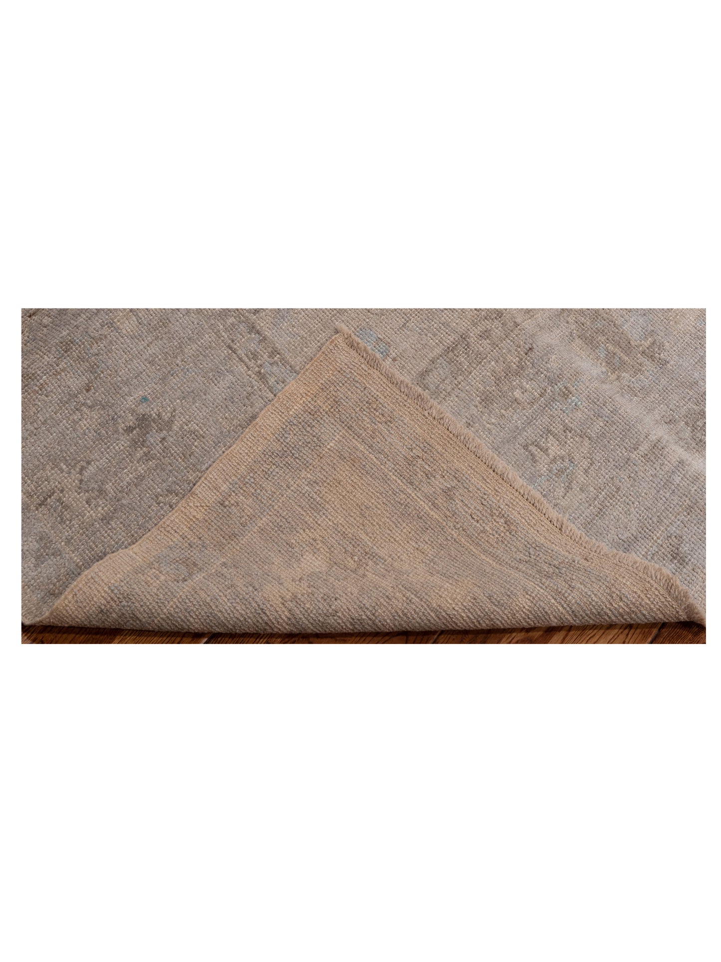 Angora Oushak 150776 Gray Gray 8.1x9.11 Hand Knotted Rug