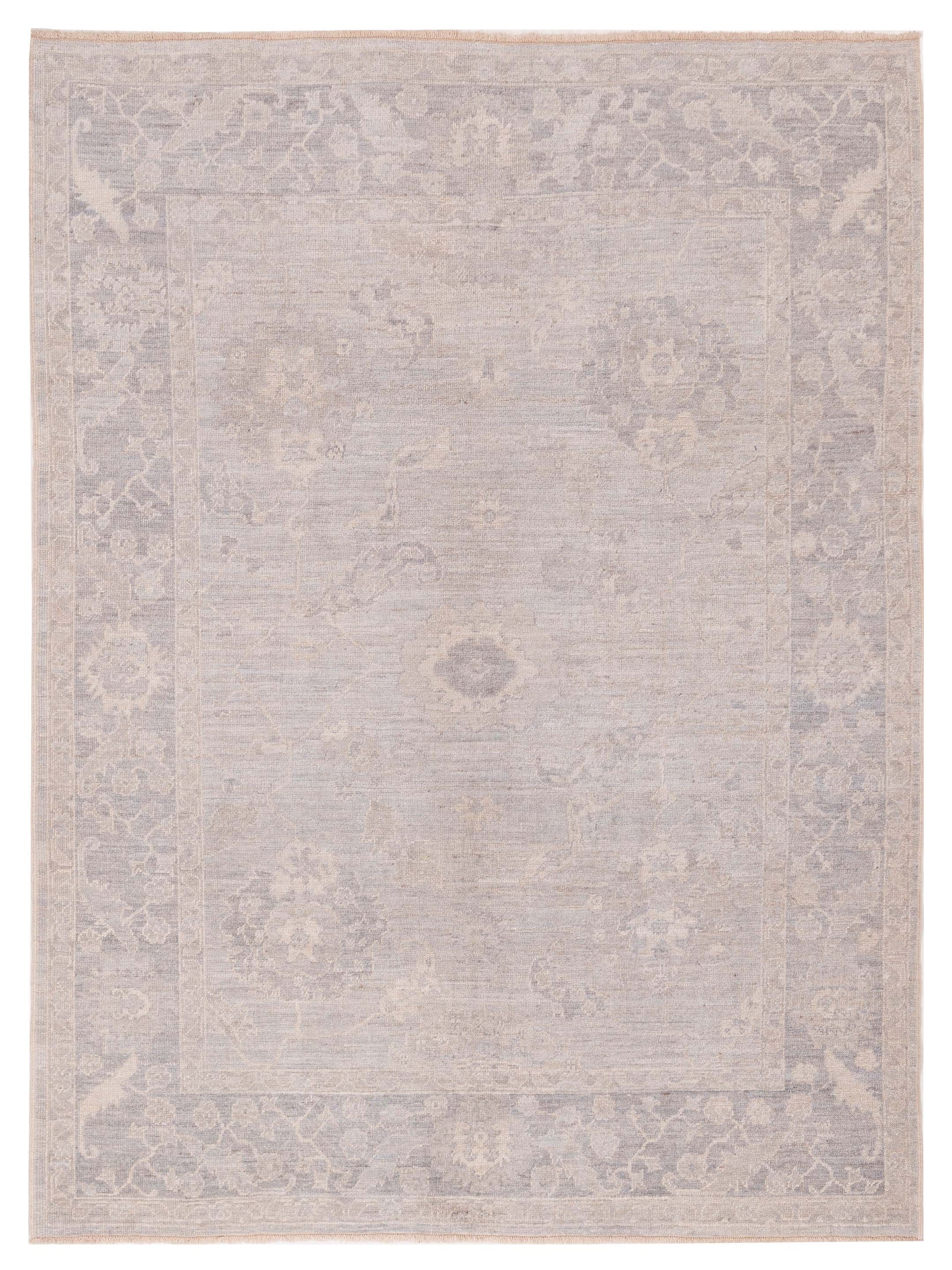 Anadol Angora Oushak  Silver Gray Traditional