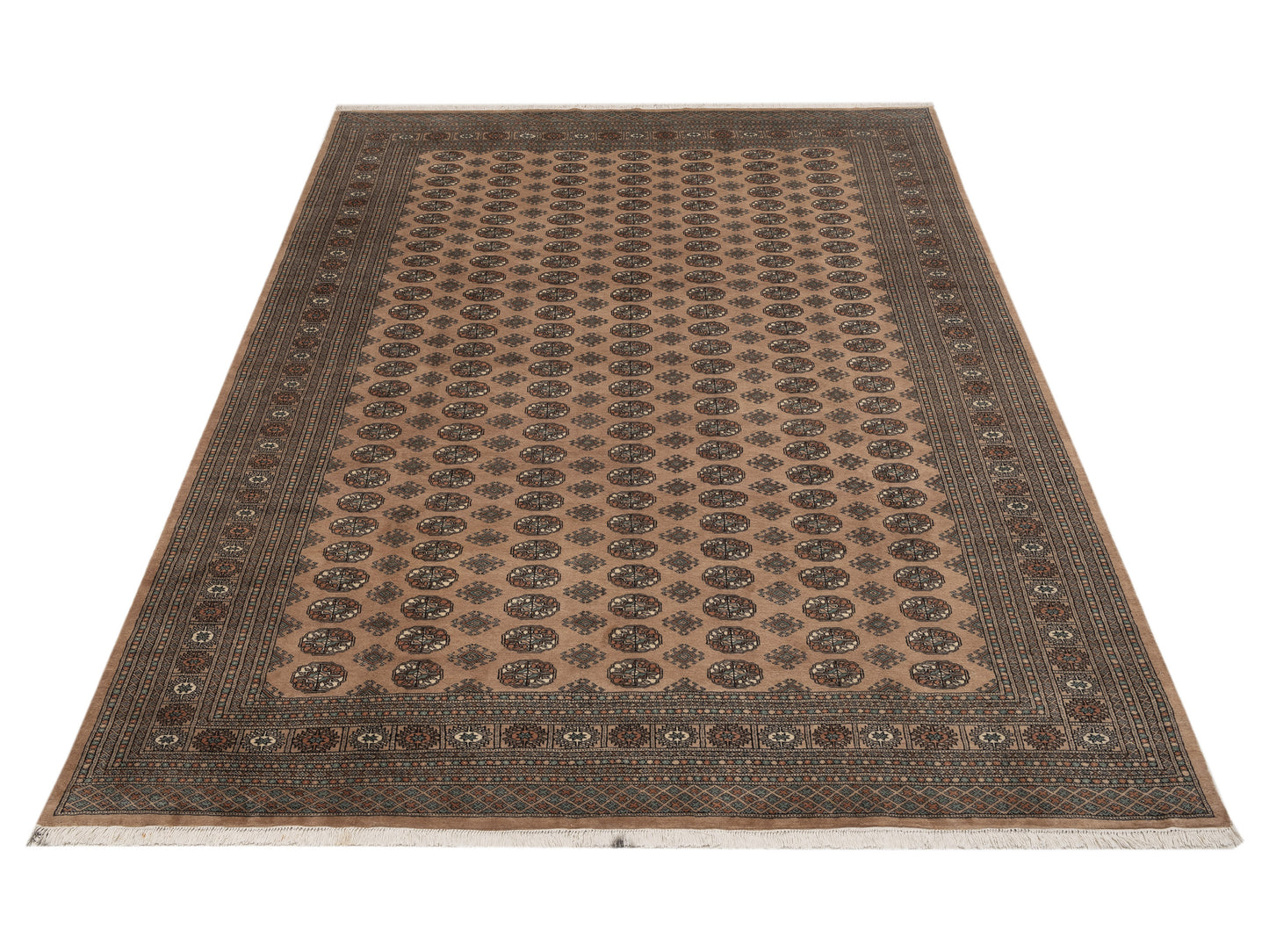 Bokhara 151431 Beige Beige 9x12.1 Hand Knotted Rug