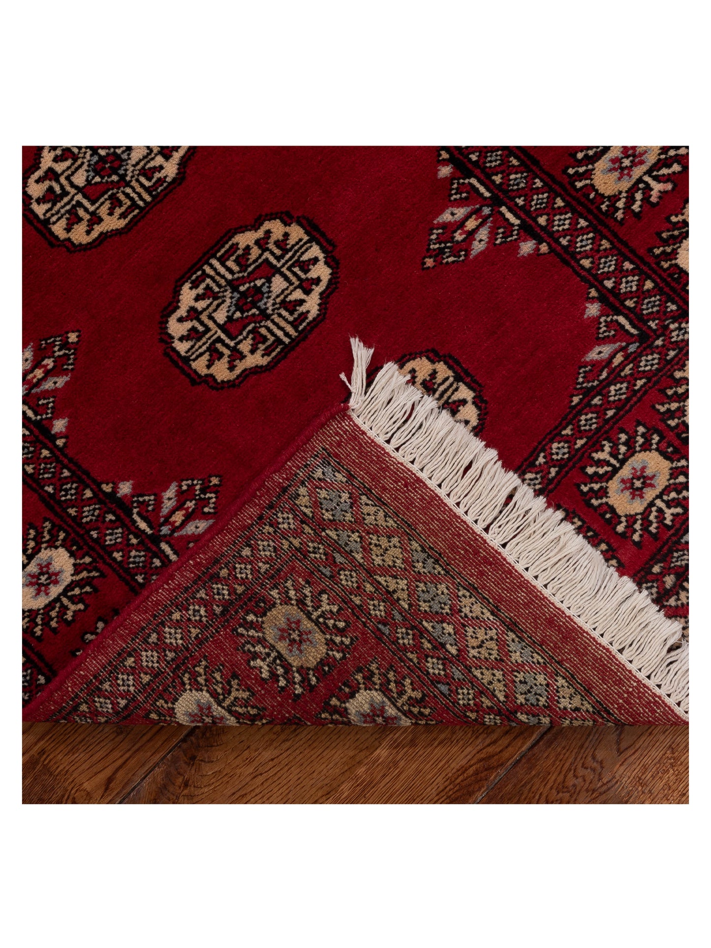 Bokhara 151460 Red Red 2.8x8 Hand Knotted Rug