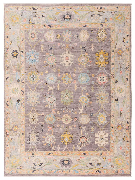 Pasha Anadol Oushak  Gray Light Gray Traditional