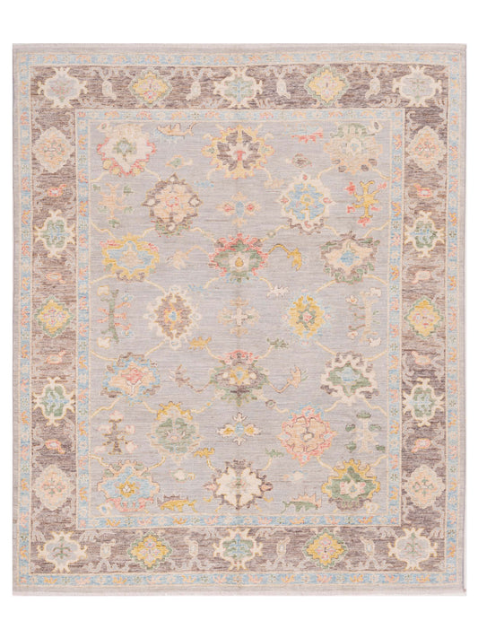 Pasha Anadol Oushak  Gray Dark Gray Traditional