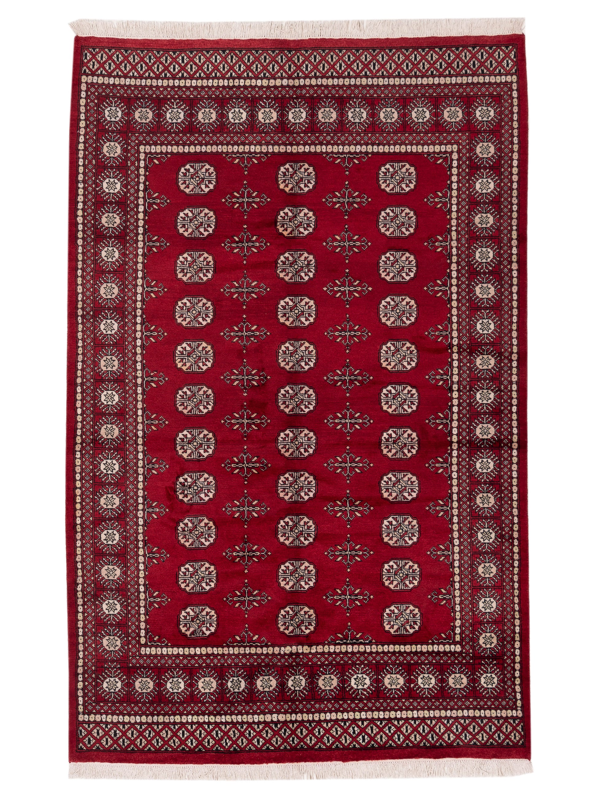 Nomad Bokhara  Red Red Traditional