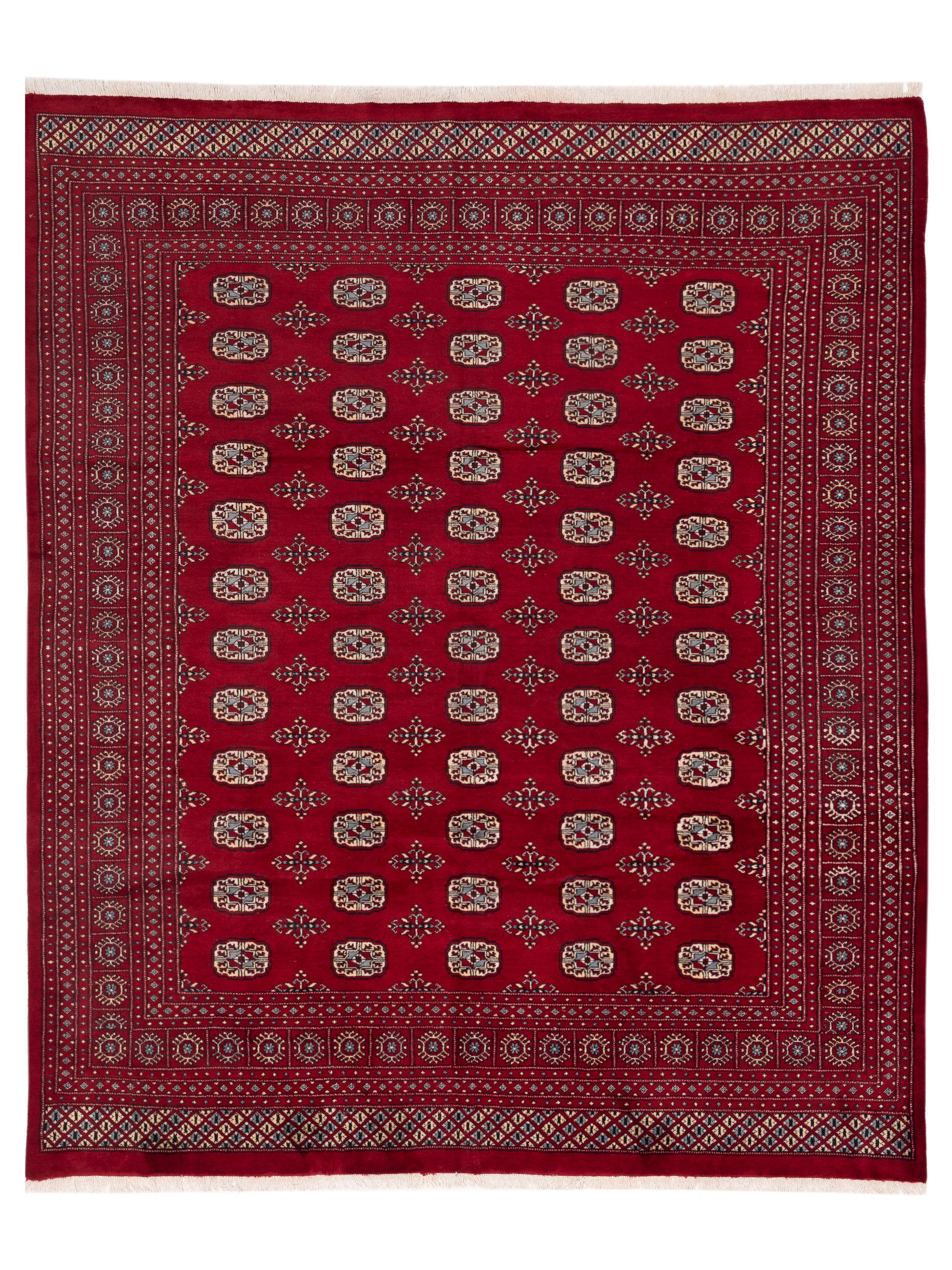 Nomad Bokhara  Red Red Traditional