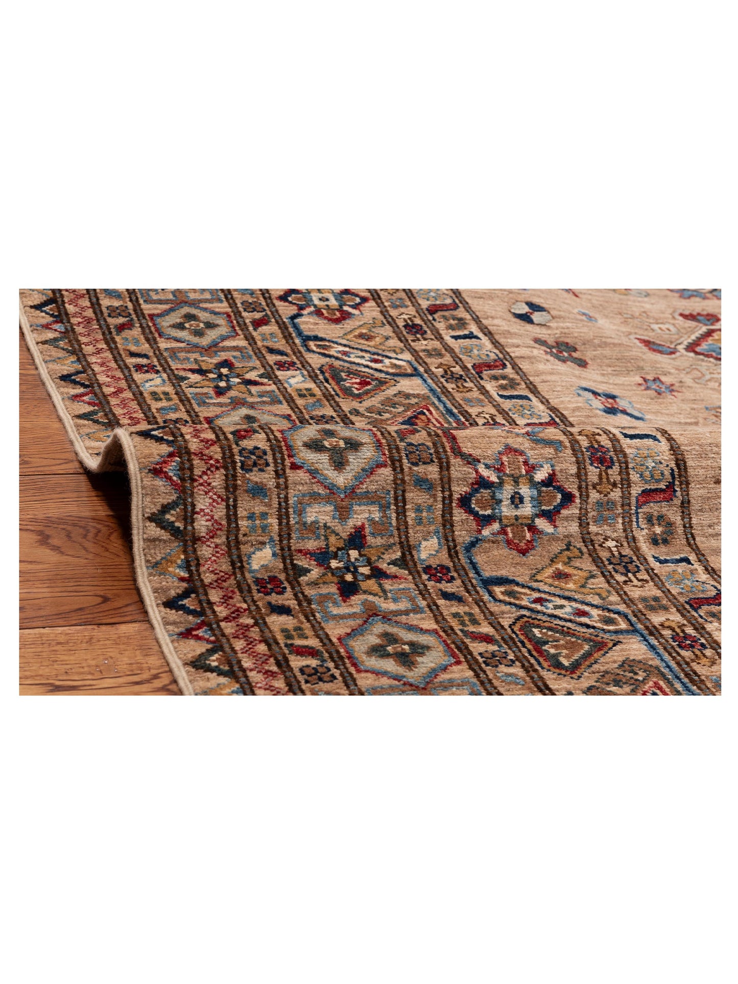 Kars 151701 Beige Beige 8.3x9.8 Hand Knotted Rug