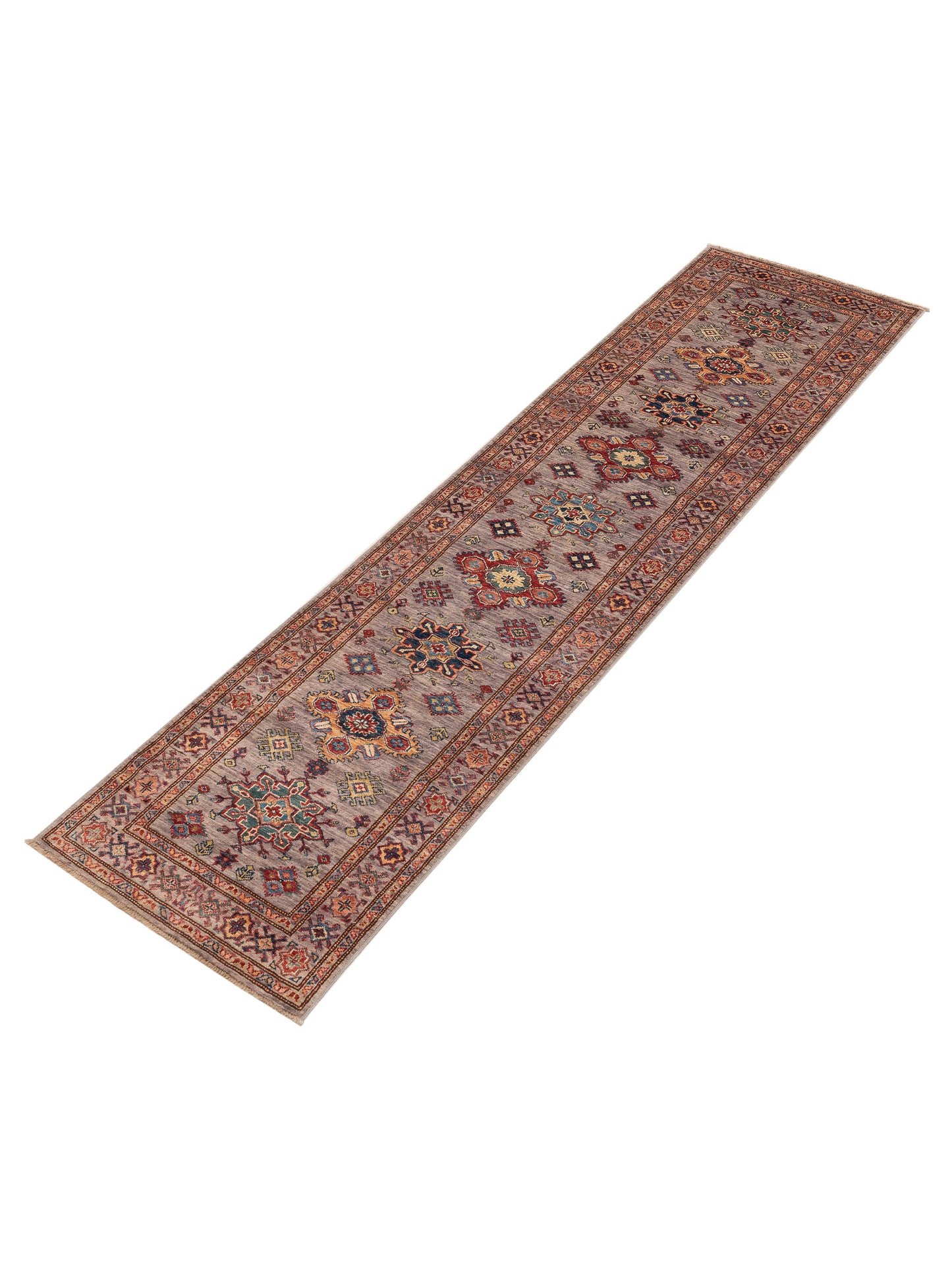 Kars 151725 Purple Purple 2.7x10.5 Hand Knotted Rug