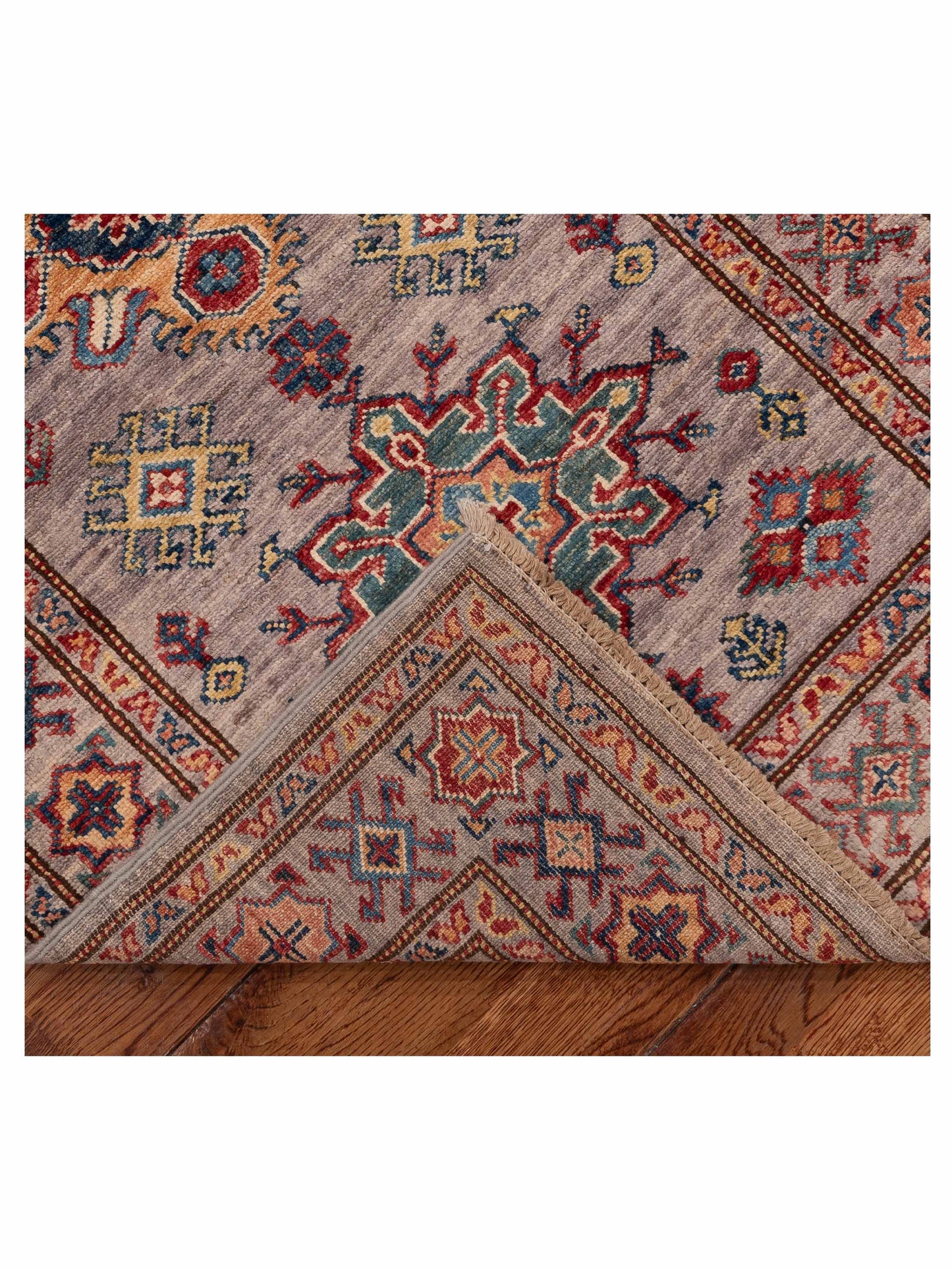 Kars 151725 Purple Purple 2.7x10.5 Hand Knotted Rug