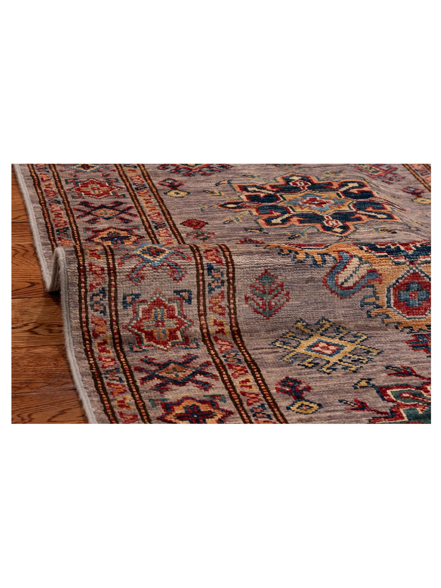 Kars 151725 Purple Purple 2.7x10.5 Hand Knotted Rug