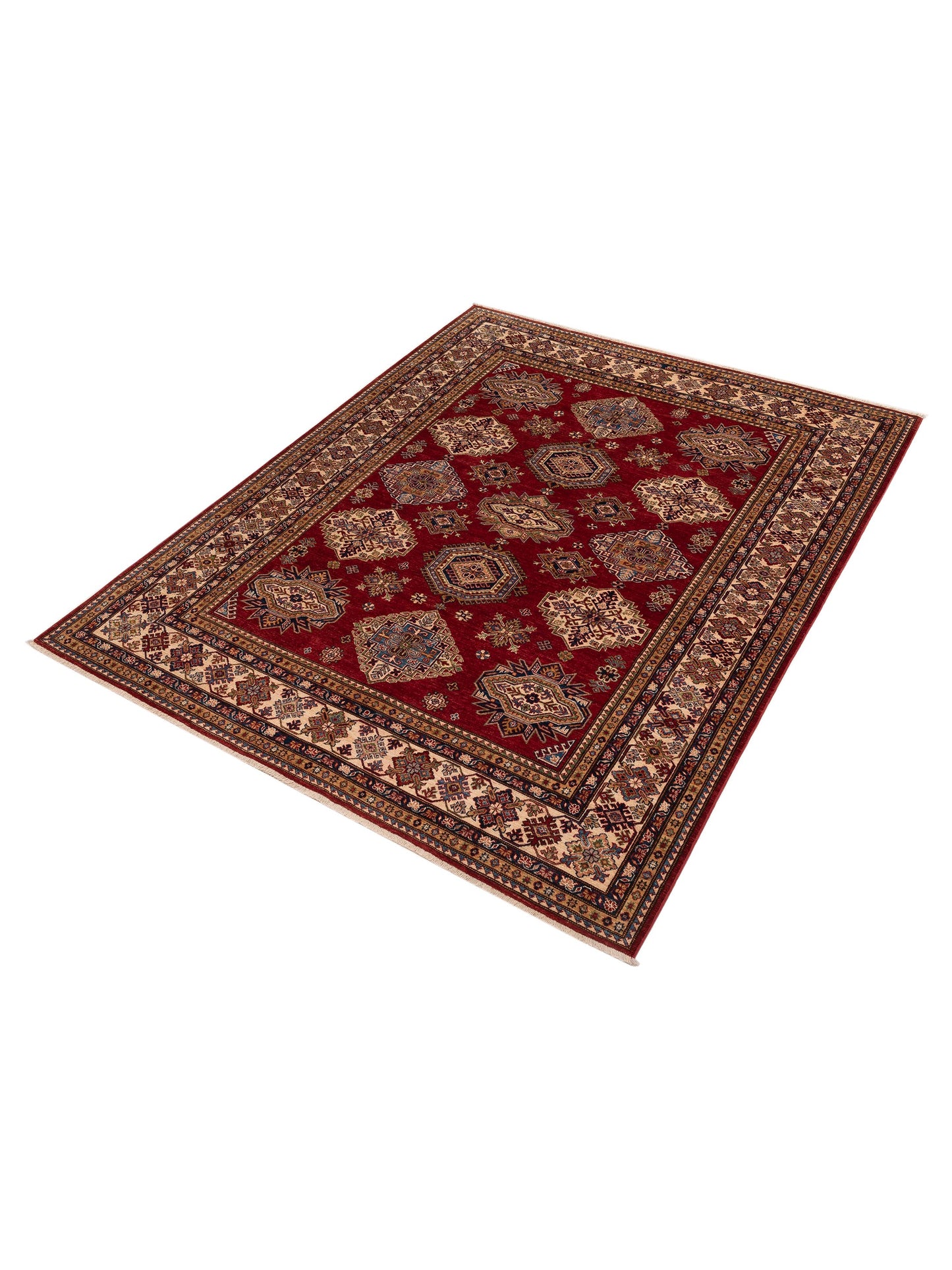 Kars 151917 Red Ivory 8x9.11 Hand Knotted Rug