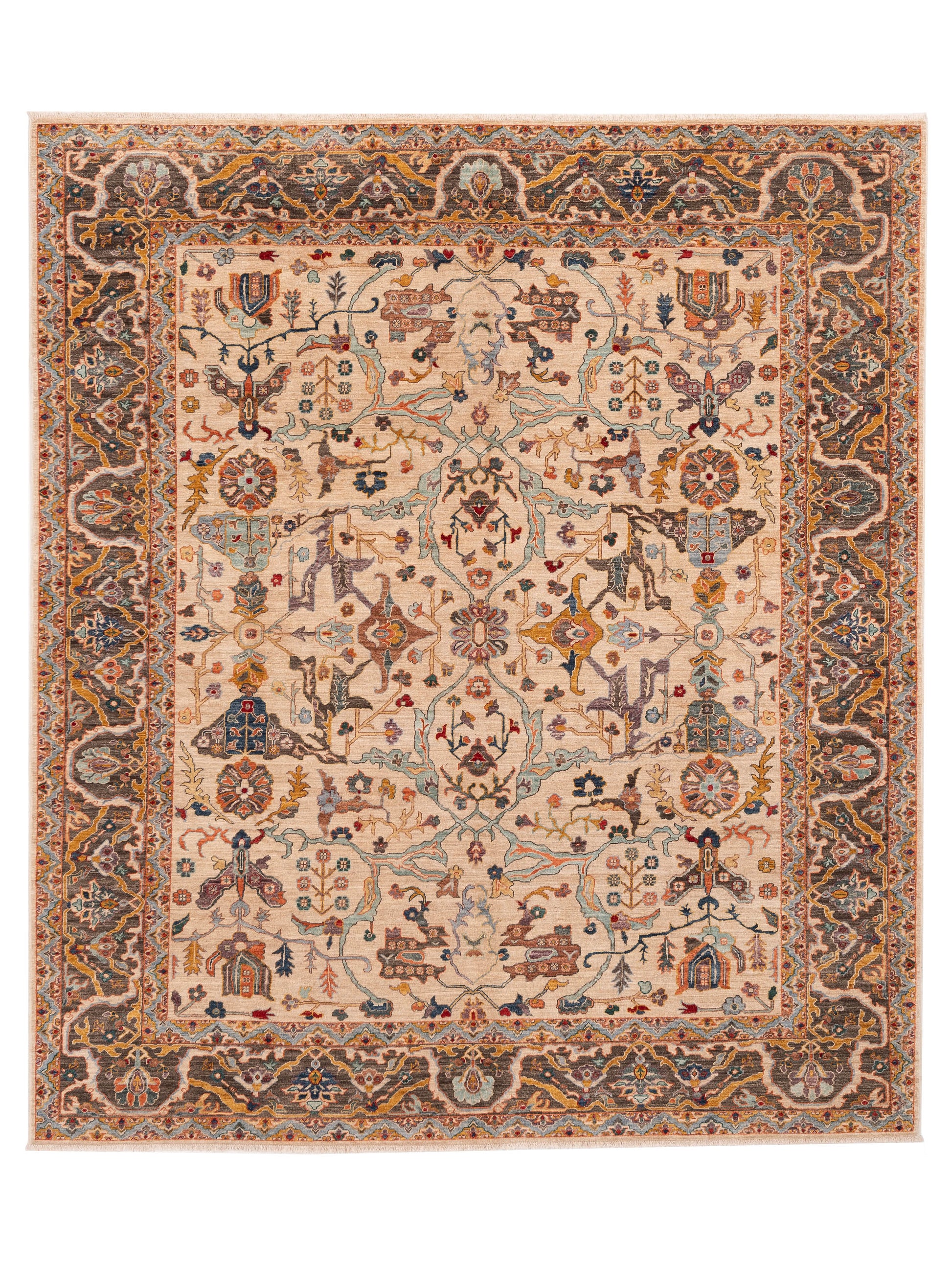 Pasha Elvan  Ivory Brown Traditional