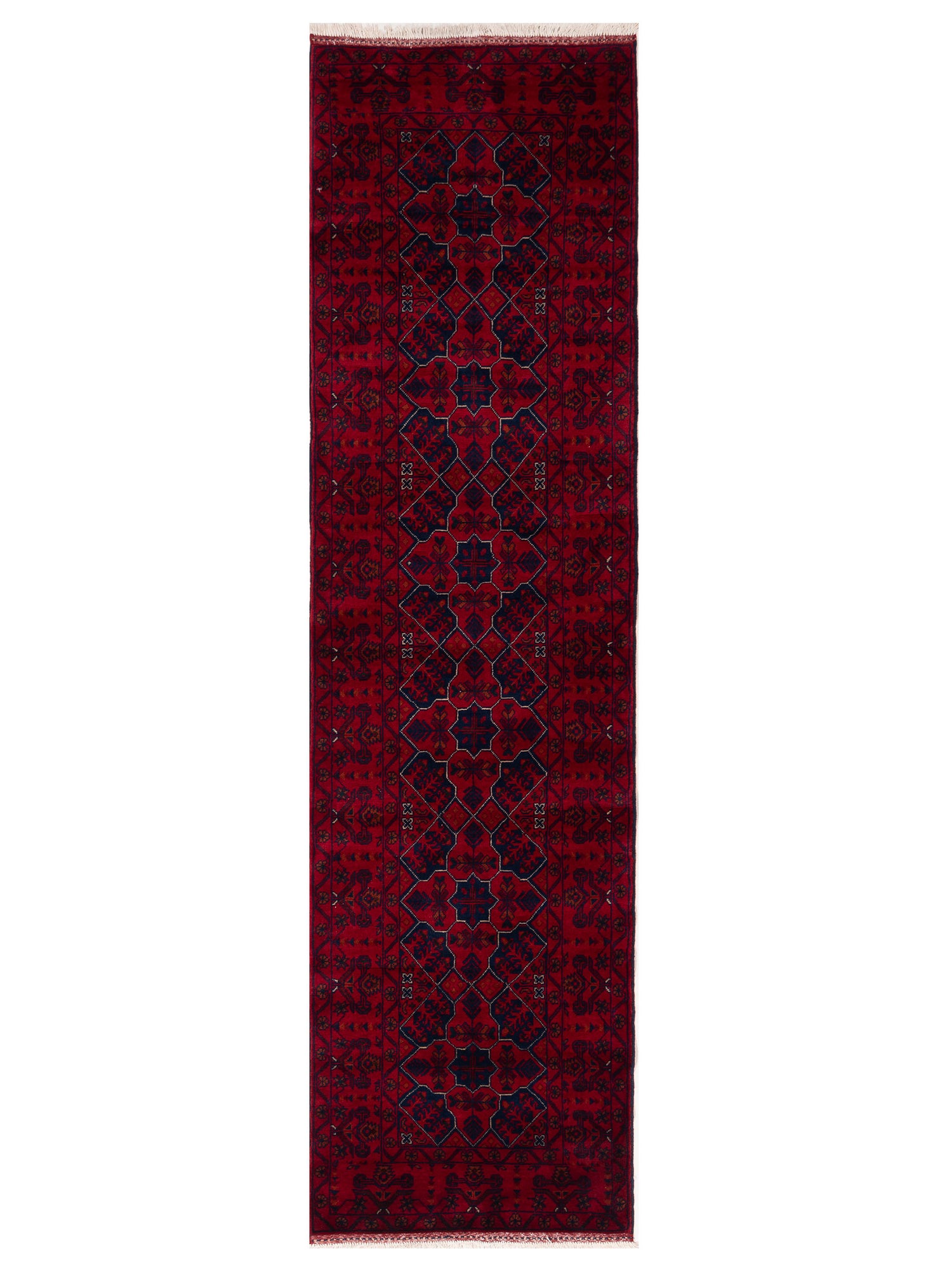 Nomad Afghan Belcik  Navy Red Tribal