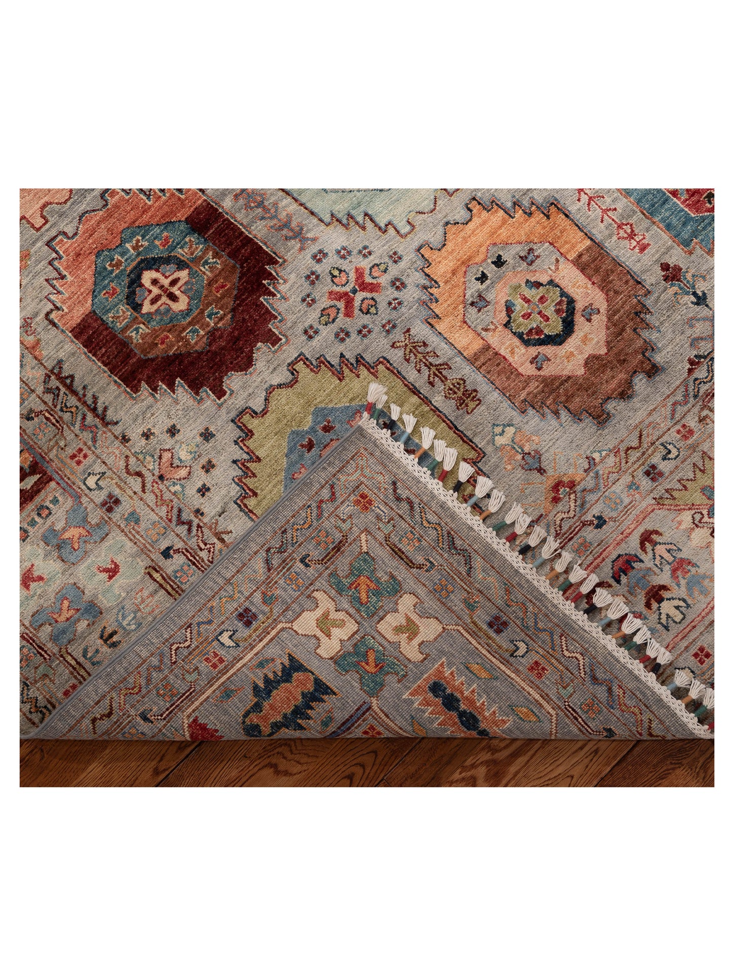 Sultan 152311 Light Gray 8.4x9.11 Hand Knotted Rug