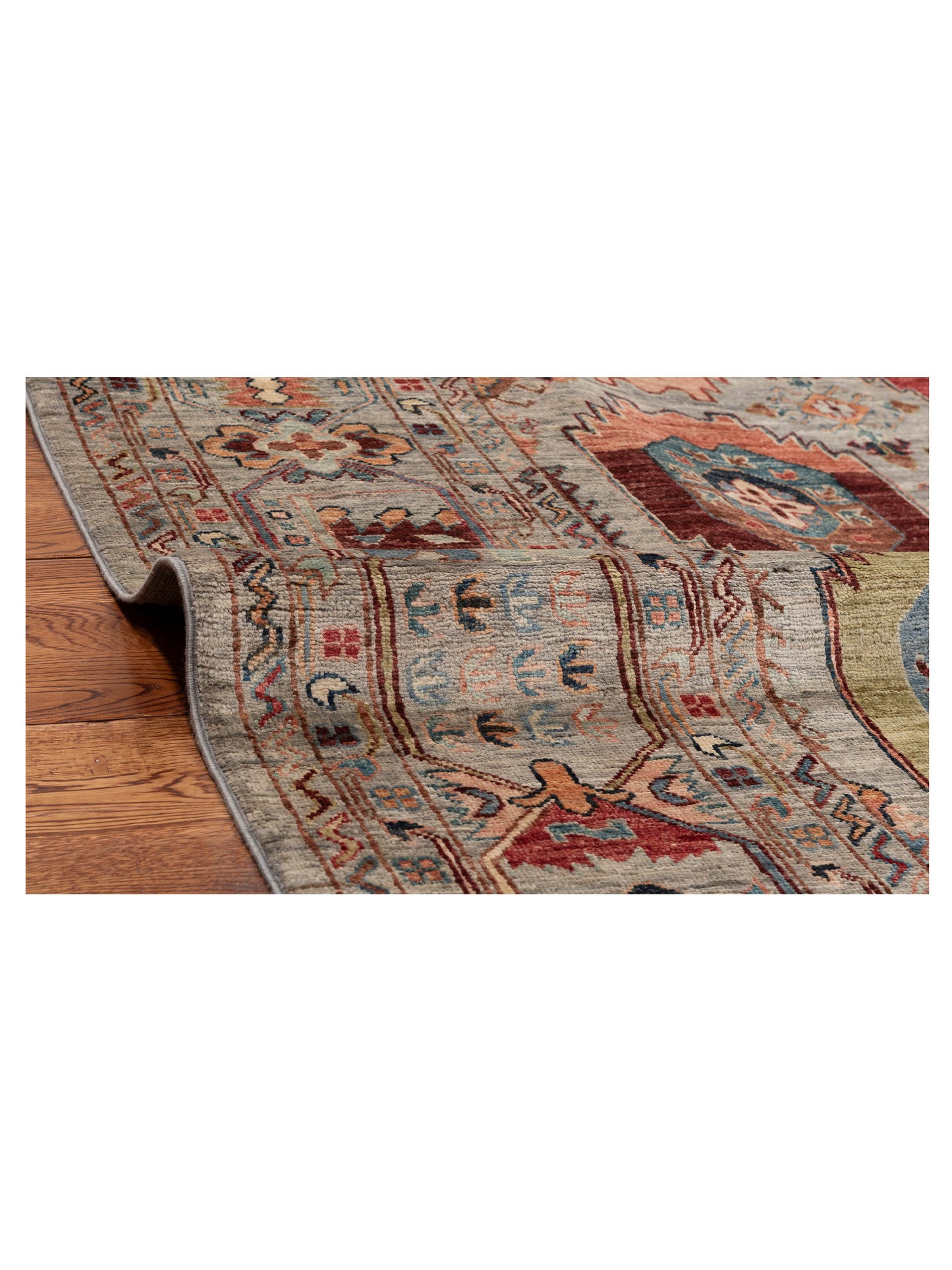 Sultan 152311 Light Gray 8.4x9.11 Hand Knotted Rug