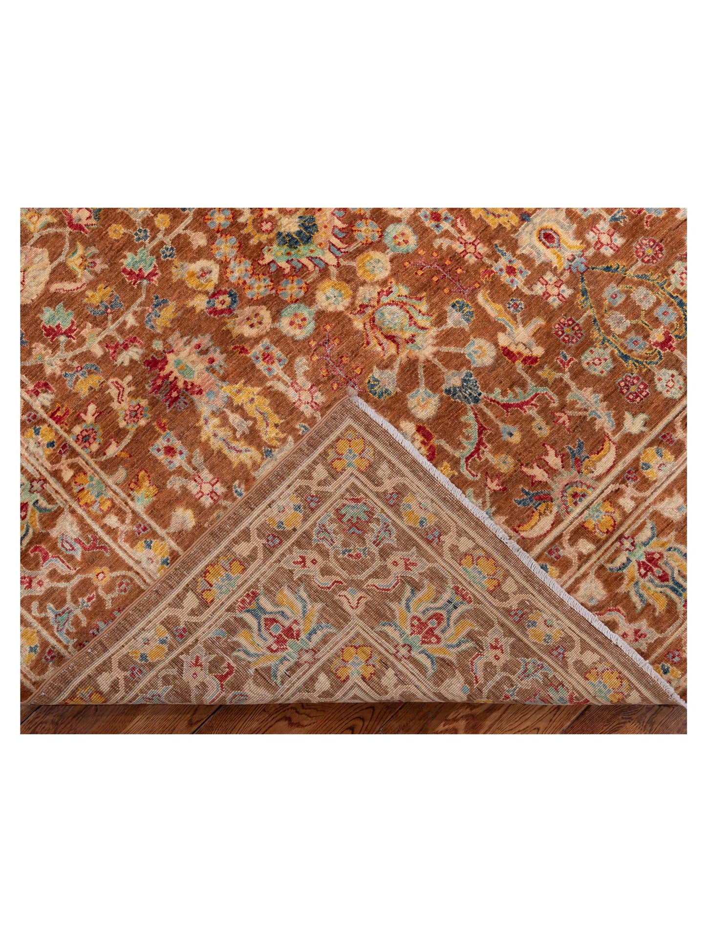 Sultan 152323 Brown Brown 5.7x8.3 Hand Knotted Rug