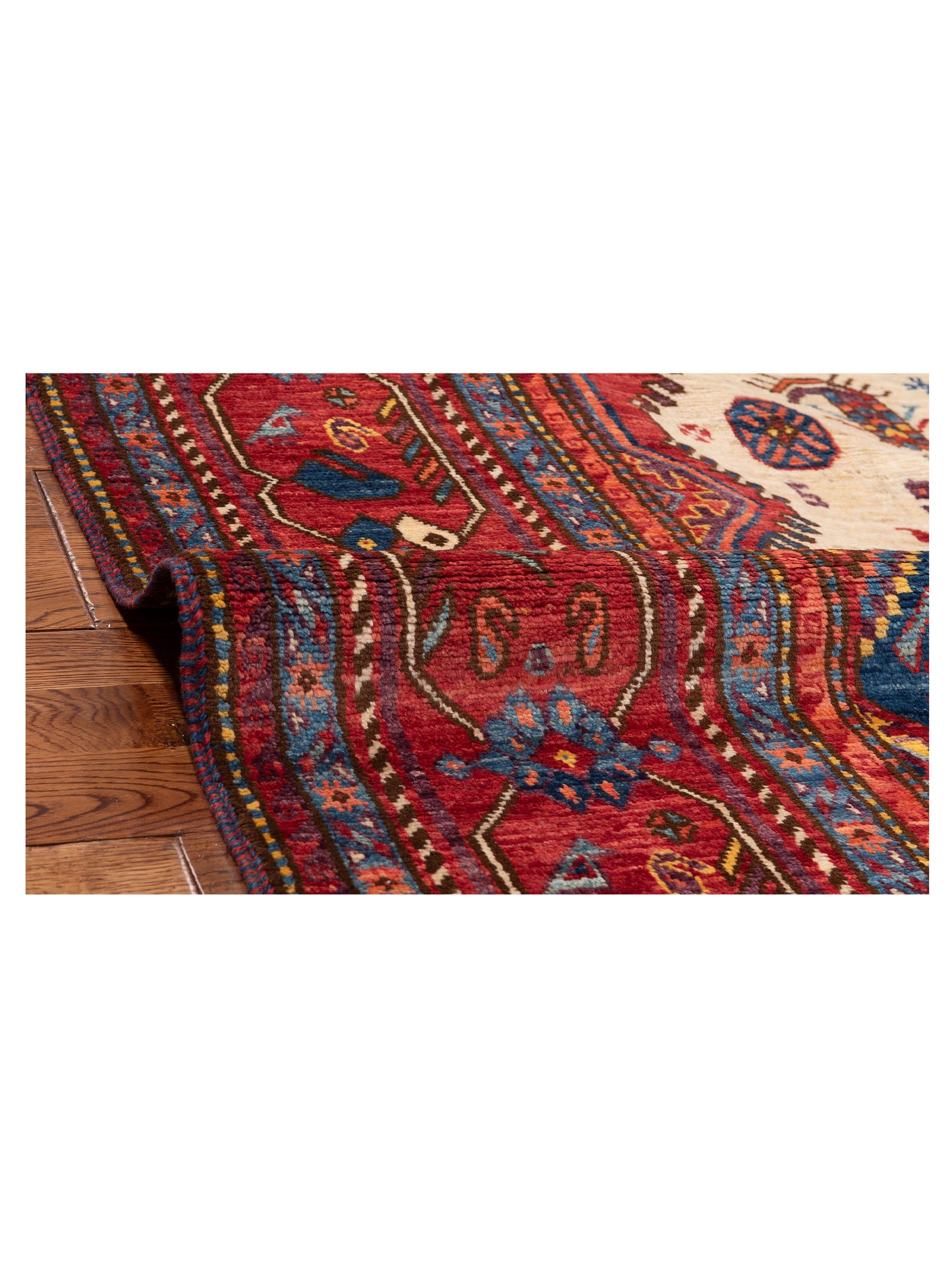 Kars 152372 Multi Multi 8.2x9.7 Hand Knotted Rug