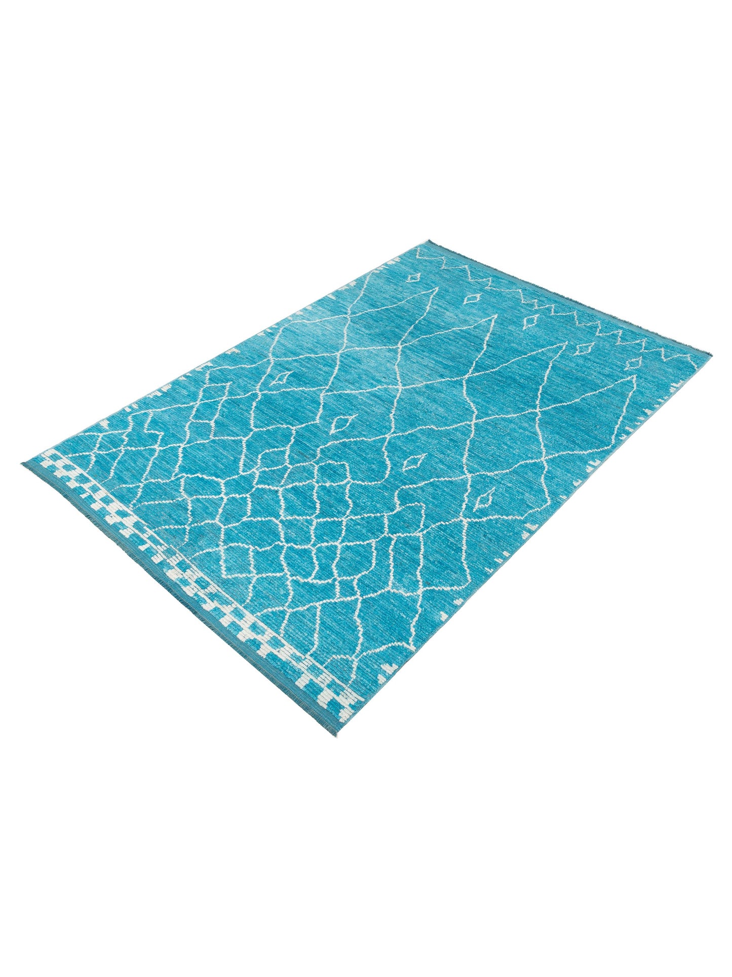 Berber Aspendos
Aspendos
 Turquoise Turquoise 6.11x10.5 Hand Knotted Rug