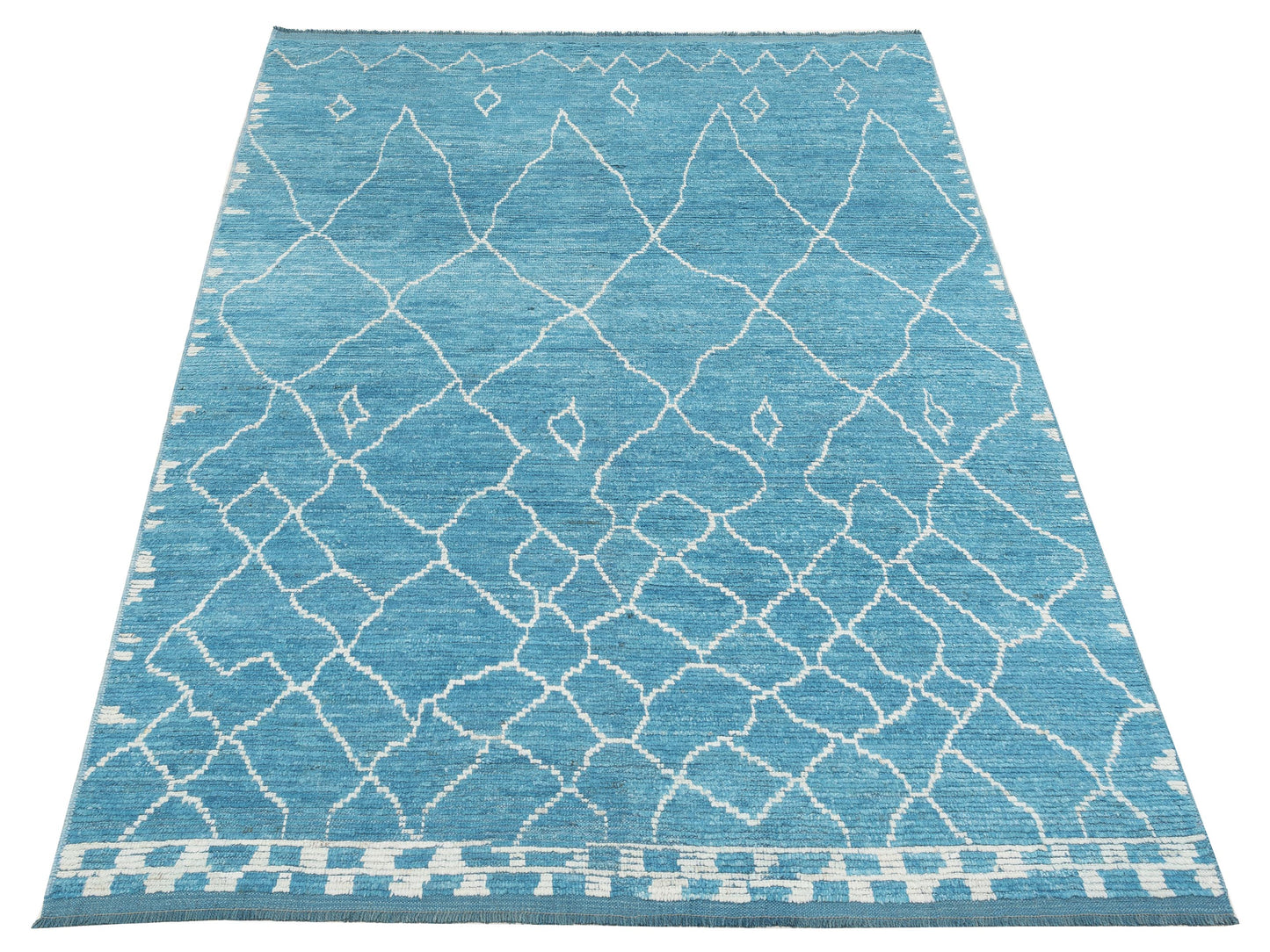 Berber Aspendos
Aspendos
 Turquoise Turquoise 6.11x10.5 Hand Knotted Rug