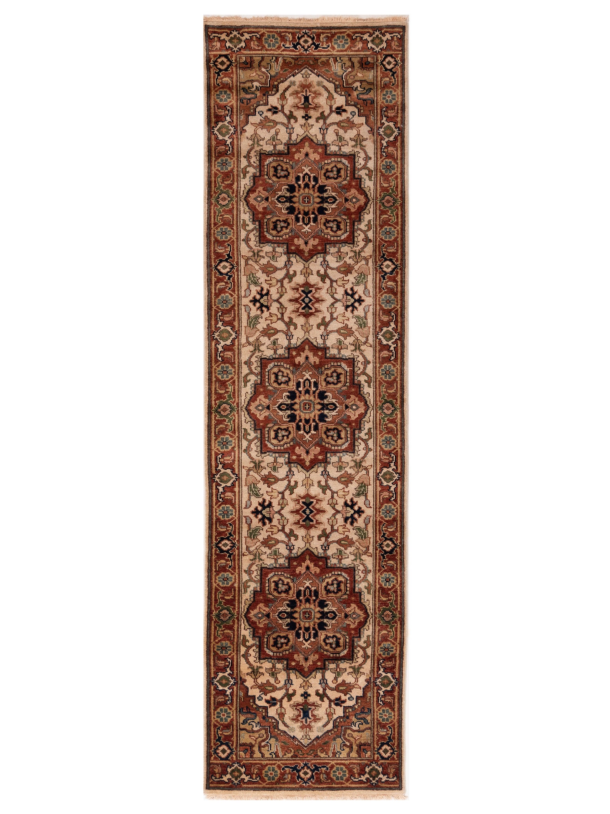 Rajpur Royal  Ivory Rust Traditional