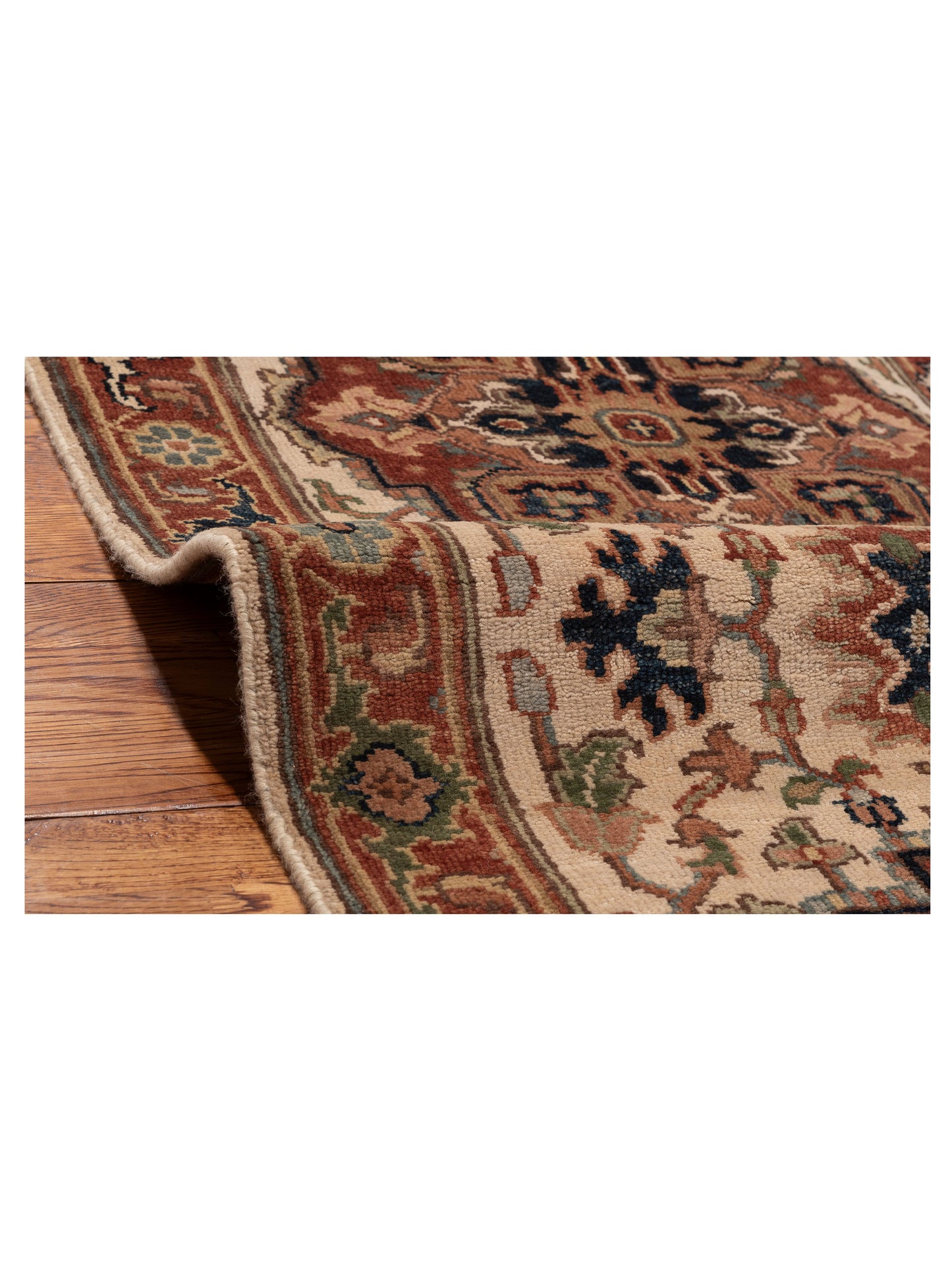 Royal 152732 Ivory Rust 2.7x11.10 Hand Knotted Rug
