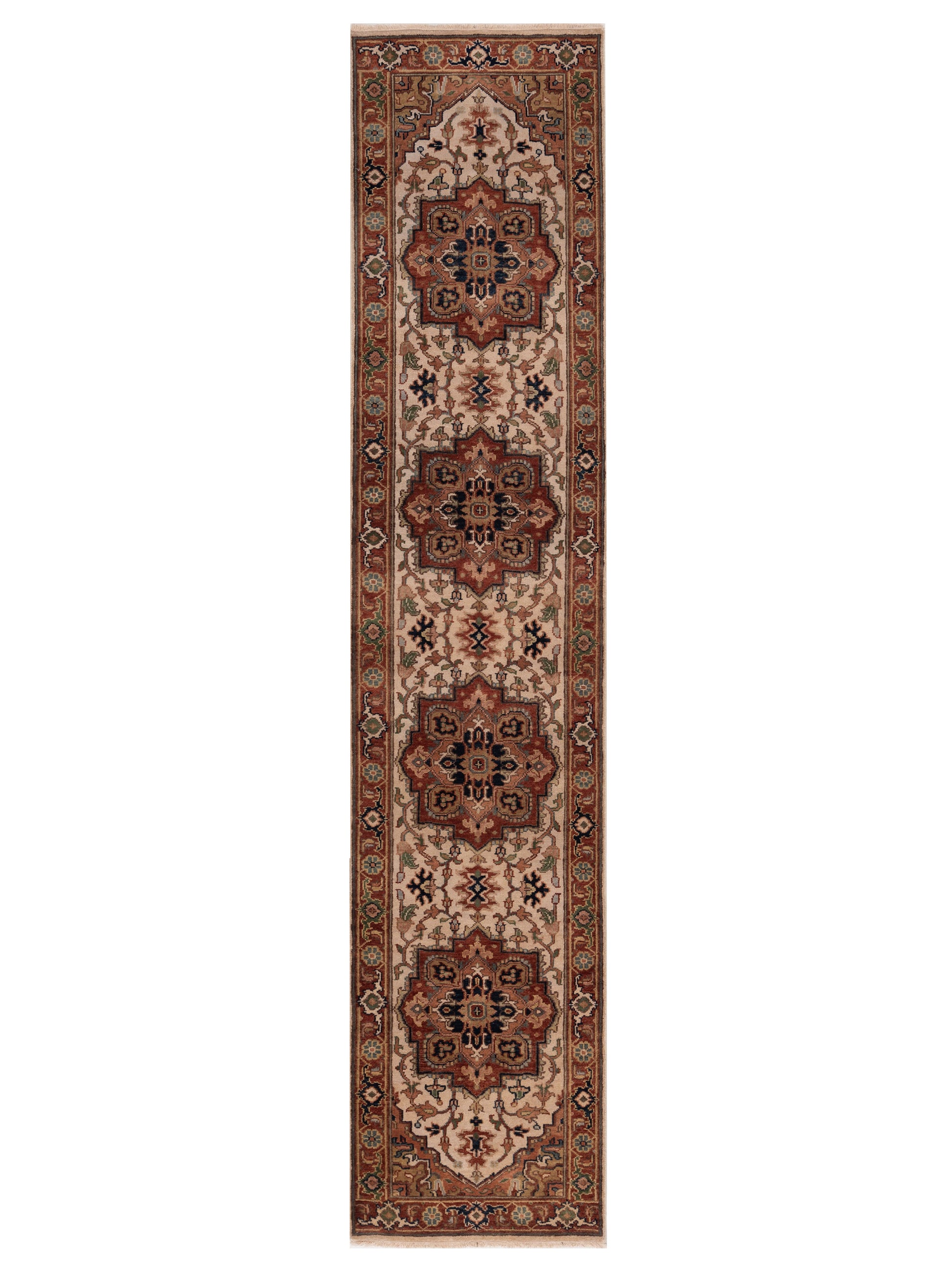 Rajpur Royal  Ivory Rust Traditional