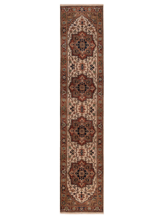 Rajpur Royal  Ivory Rust Traditional