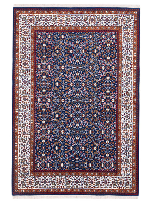 Pasha Kayseri  Dark Blue Ivory Traditional