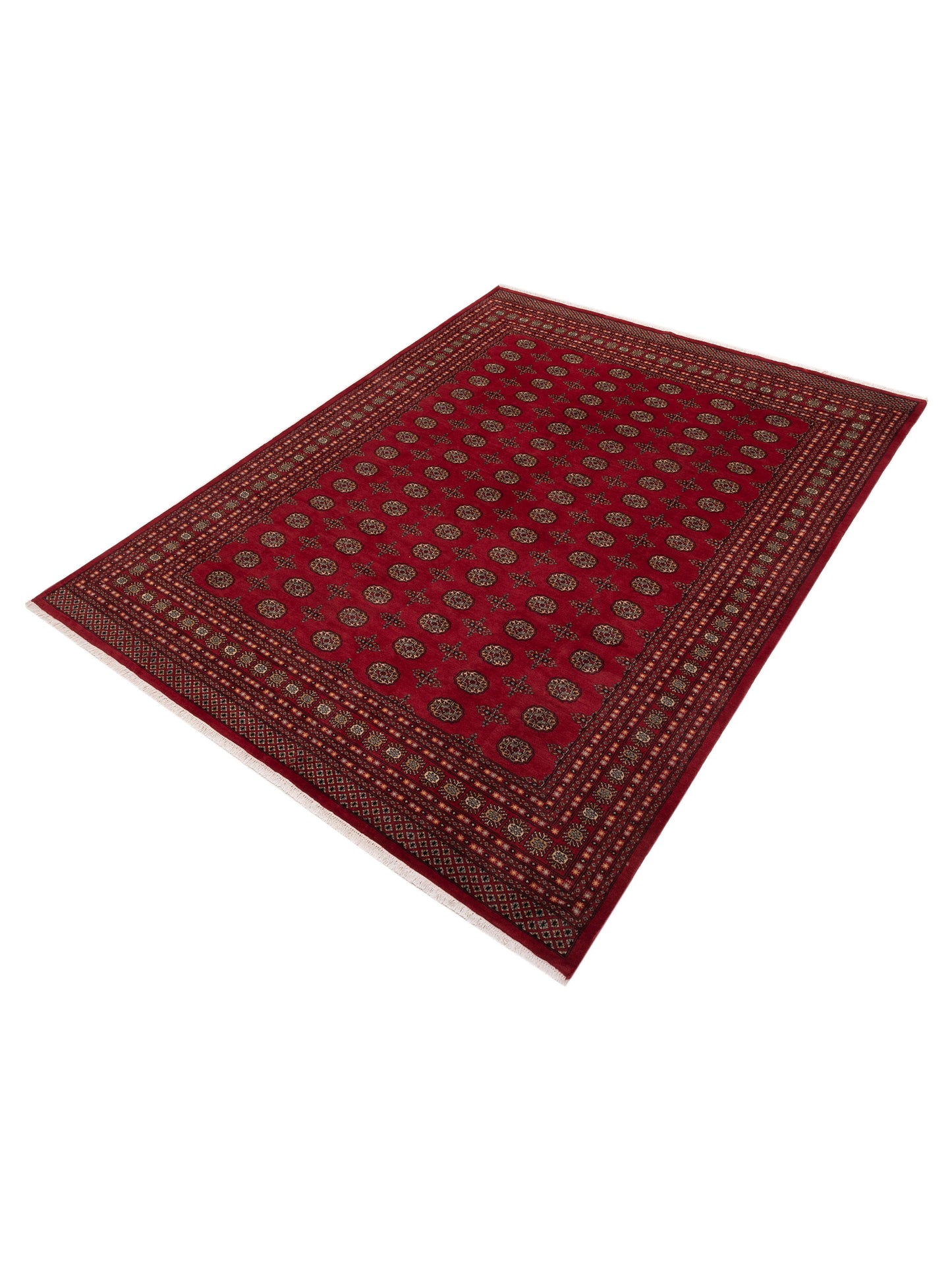 Bokhara 153392 Red Red 9.2x12 Hand Knotted Rug