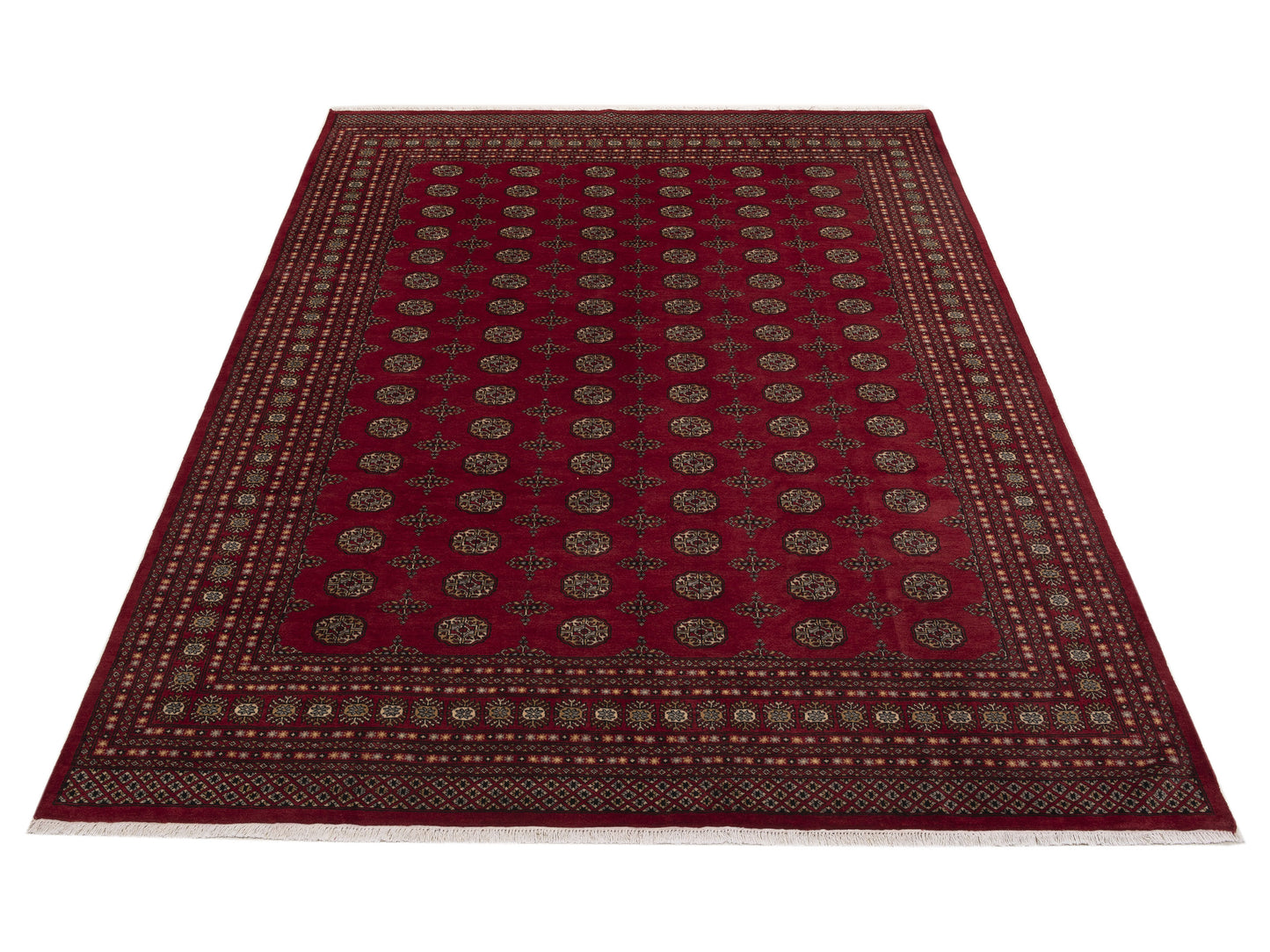Bokhara 153392 Red Red 9.2x12 Hand Knotted Rug
