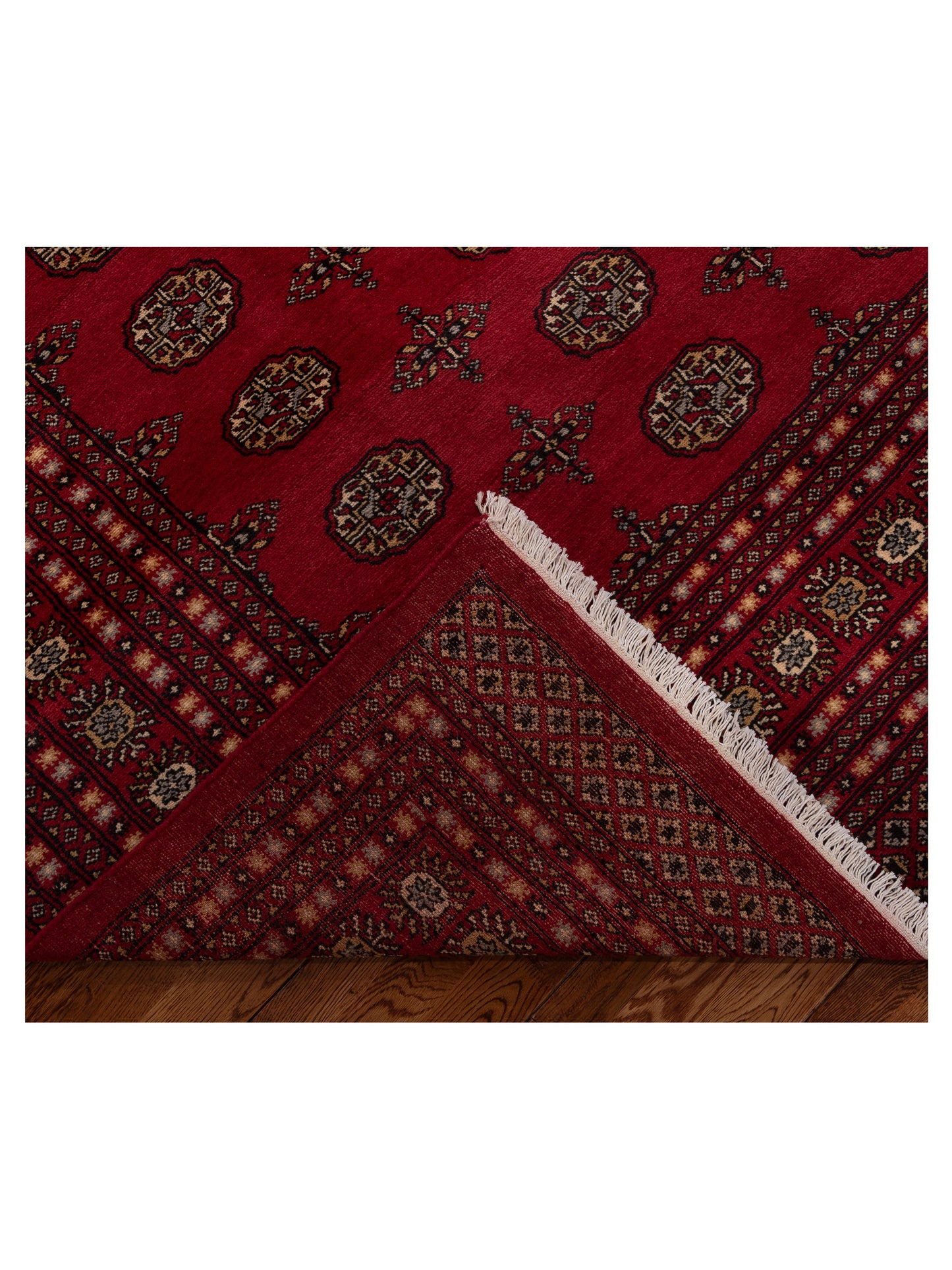 Bokhara 153392 Red Red 9.2x12 Hand Knotted Rug