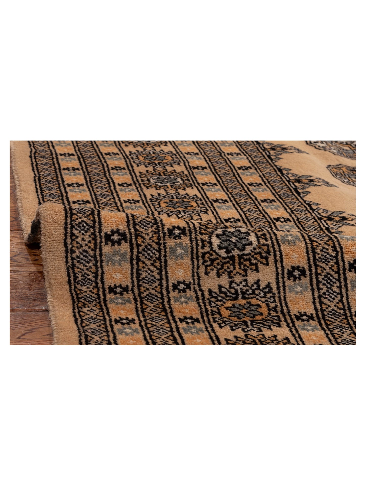 Bokhara 153403 Beige Beige 8.3x10.4 Hand Knotted Rug