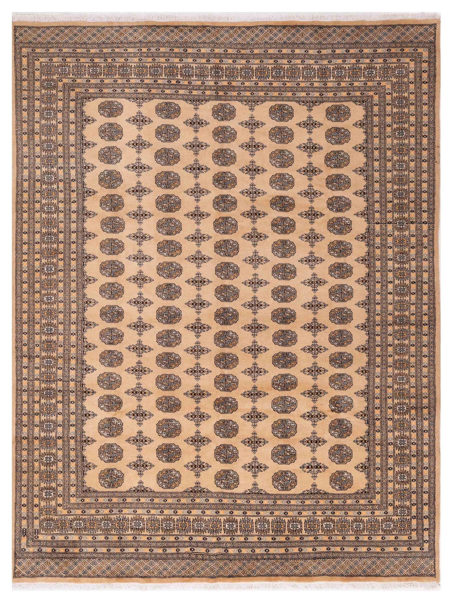 Nomad Bokhara  Beige Beige Traditional