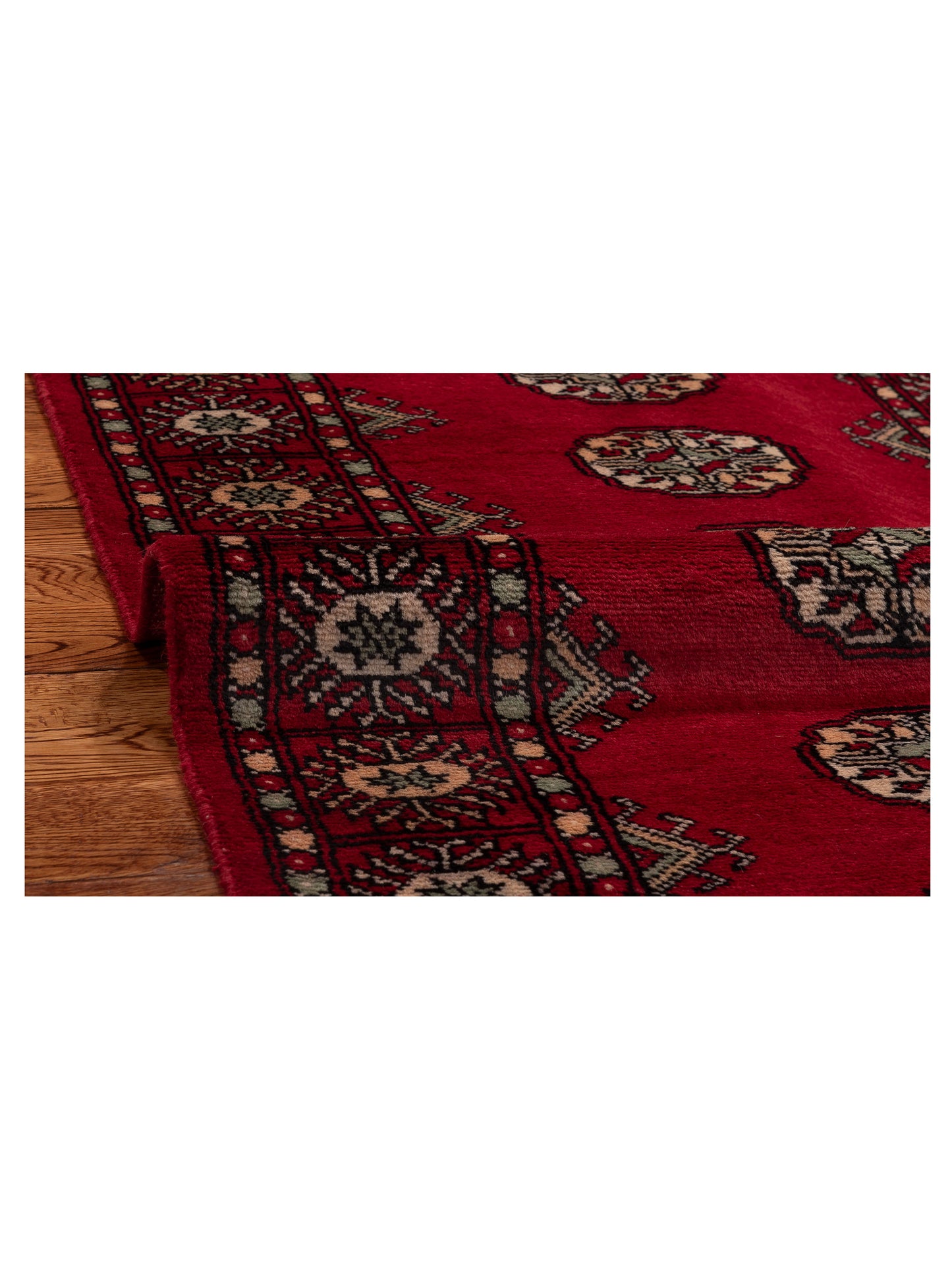 Bokhara 153409 Red Red 2.7x10.2 Hand Knotted Rug