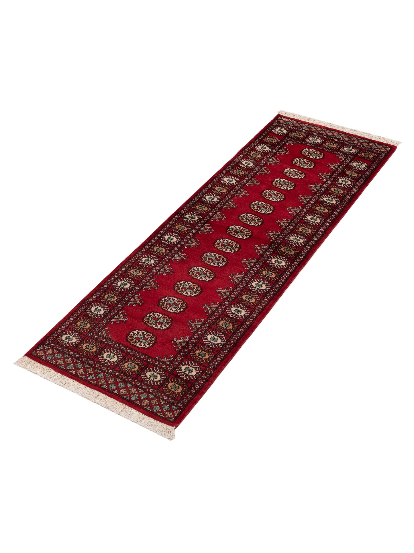 Bokhara 153415 Red Red 2.7x7.10 Hand Knotted Rug