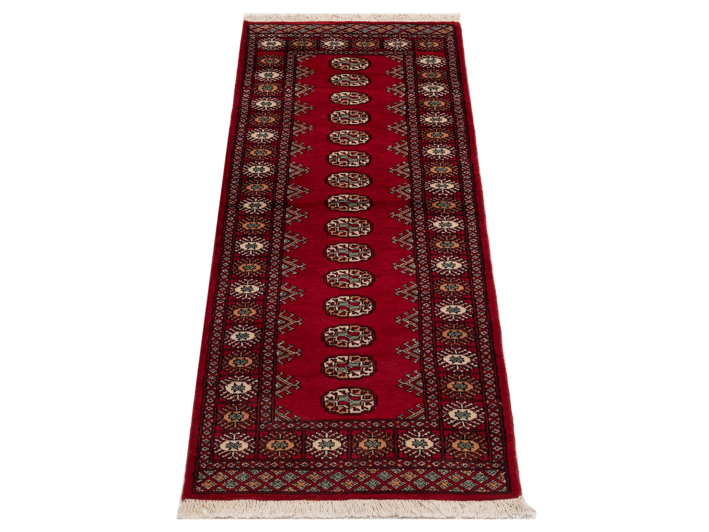 Bokhara 153415 Red Red 2.7x7.10 Hand Knotted Rug