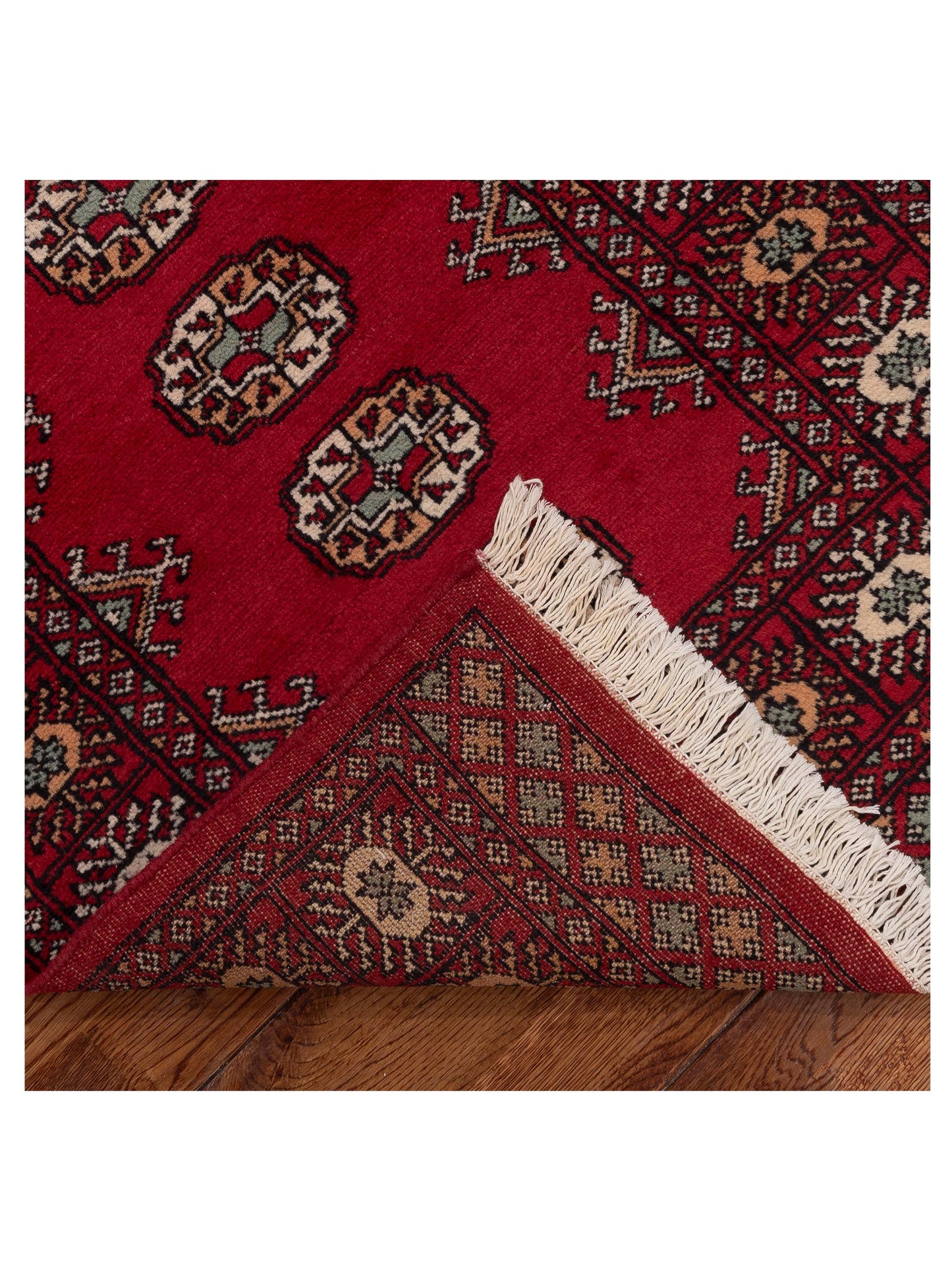 Bokhara 153415 Red Red 2.7x7.10 Hand Knotted Rug