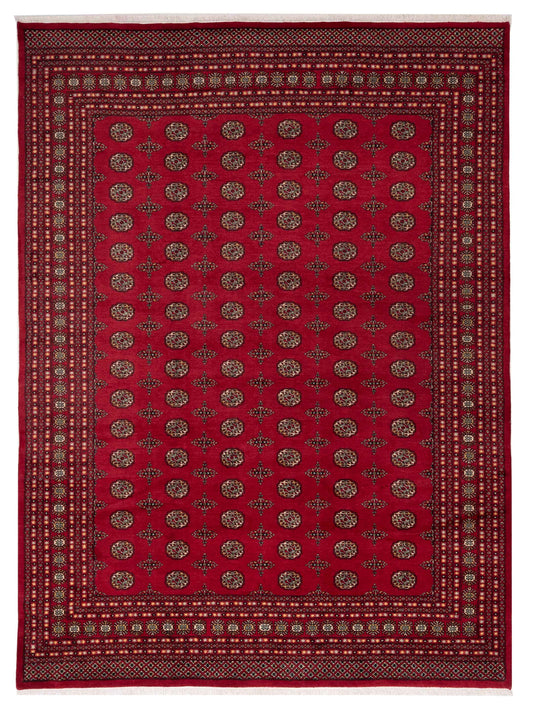 Bokhara 153419 Red Red 9.2x12.6 Hand Knotted Rug