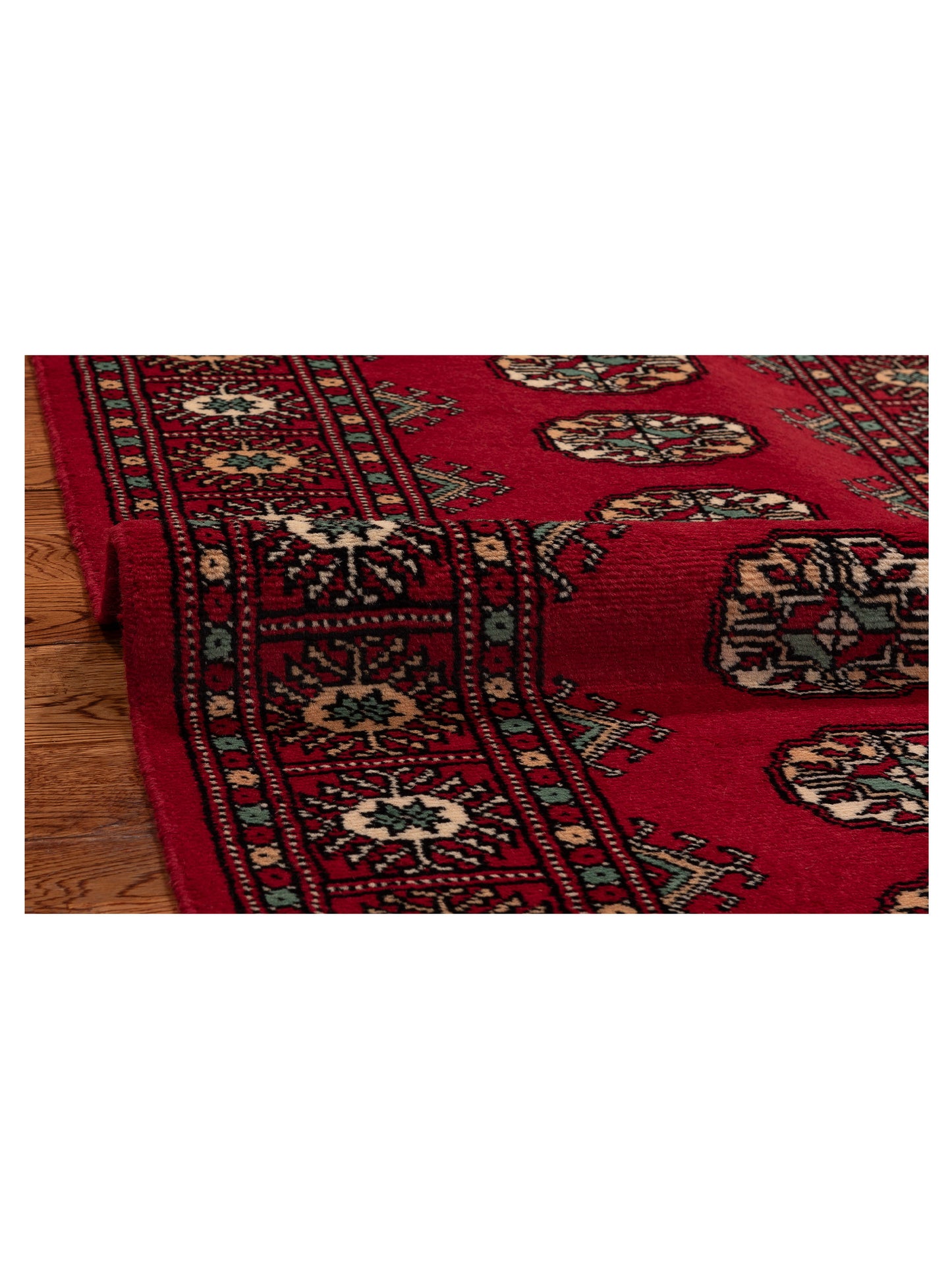 Bokhara 153423 Red Red 2.7x10.2 Hand Knotted Rug